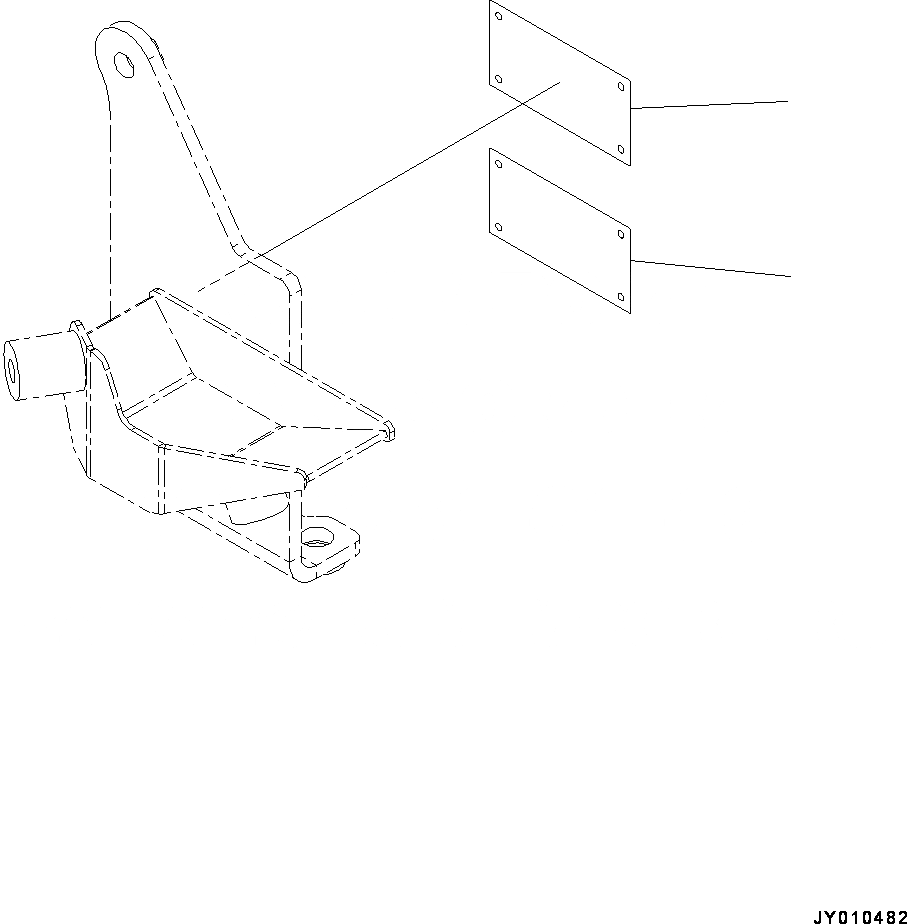 Схема запчастей Komatsu SAA4D95LE-5E - ТАБЛИЧКИ ПЛАСТИНА, МАСЛОНАЛИВНОЙ ПАТРУБОК КРЕПЛЕНИЕ (№7-) ТАБЛИЧКИ ПЛАСТИНА, КРОМЕ ЯПОН.