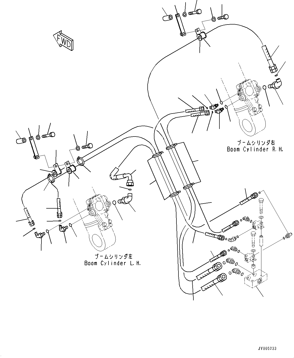 Схема запчастей Komatsu PC400LC-8 - ANTI-DROP КЛАПАН ТРУБЫ, СИСТЕМА ТРУБ ЦИЛИНДРА ГРУППА (№7-) ANTI-DROP КЛАПАН ТРУБЫ, СТРЕЛА И РУКОЯТЬ, СИГНАЛИЗ. ПЕРЕГРУЗКИ, 7MM СТРЕЛА, ЧАС. СМАЗКА INTERVAL, БЫСТРОСЪЕМН. МЕХ-М, KAL