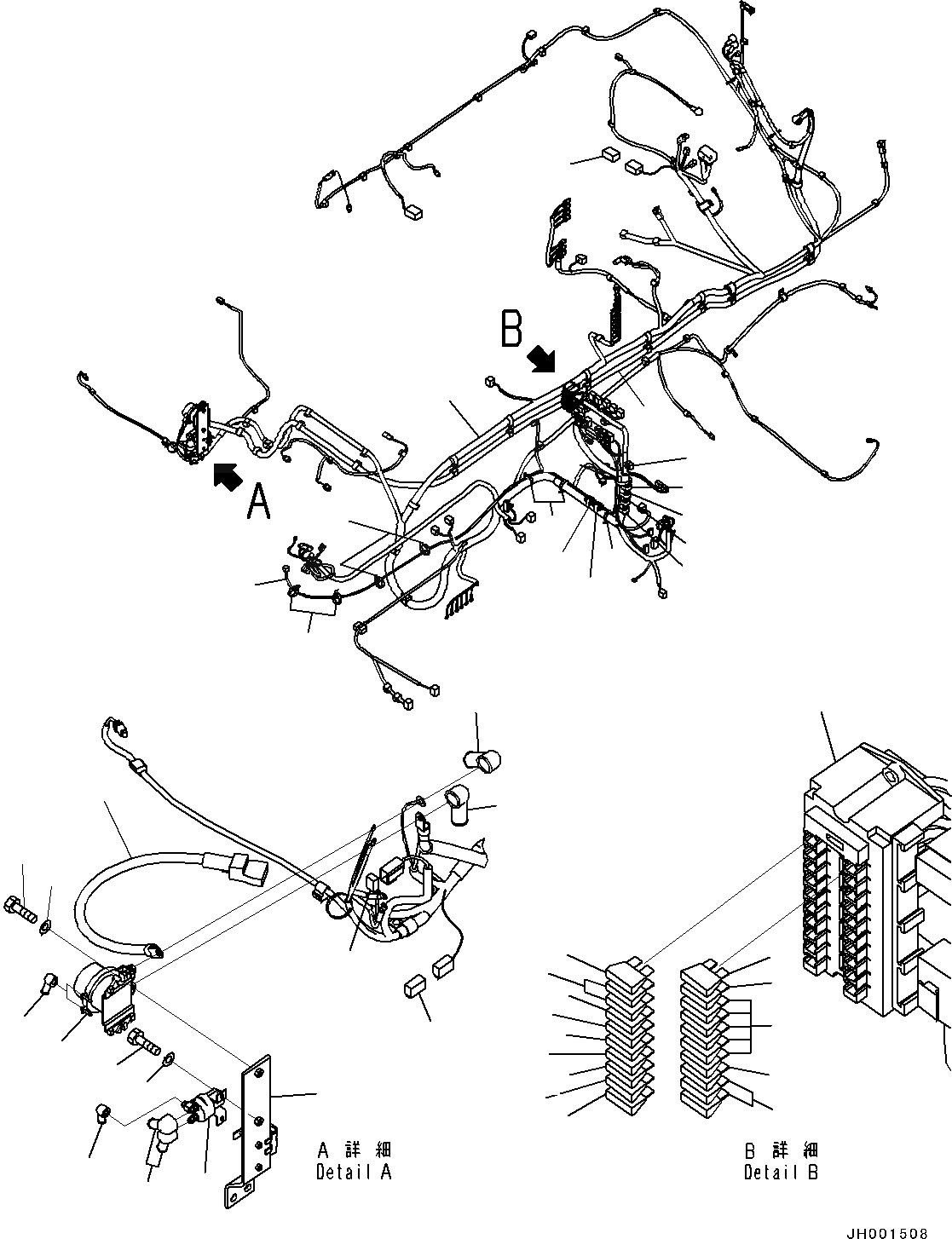Схема запчастей Komatsu PC400LC-8 - КАБИНА, ПОЛ, ПРОВОДКА (№7-78) КАБИНА, ДЛЯ АВСТРАЛИИ