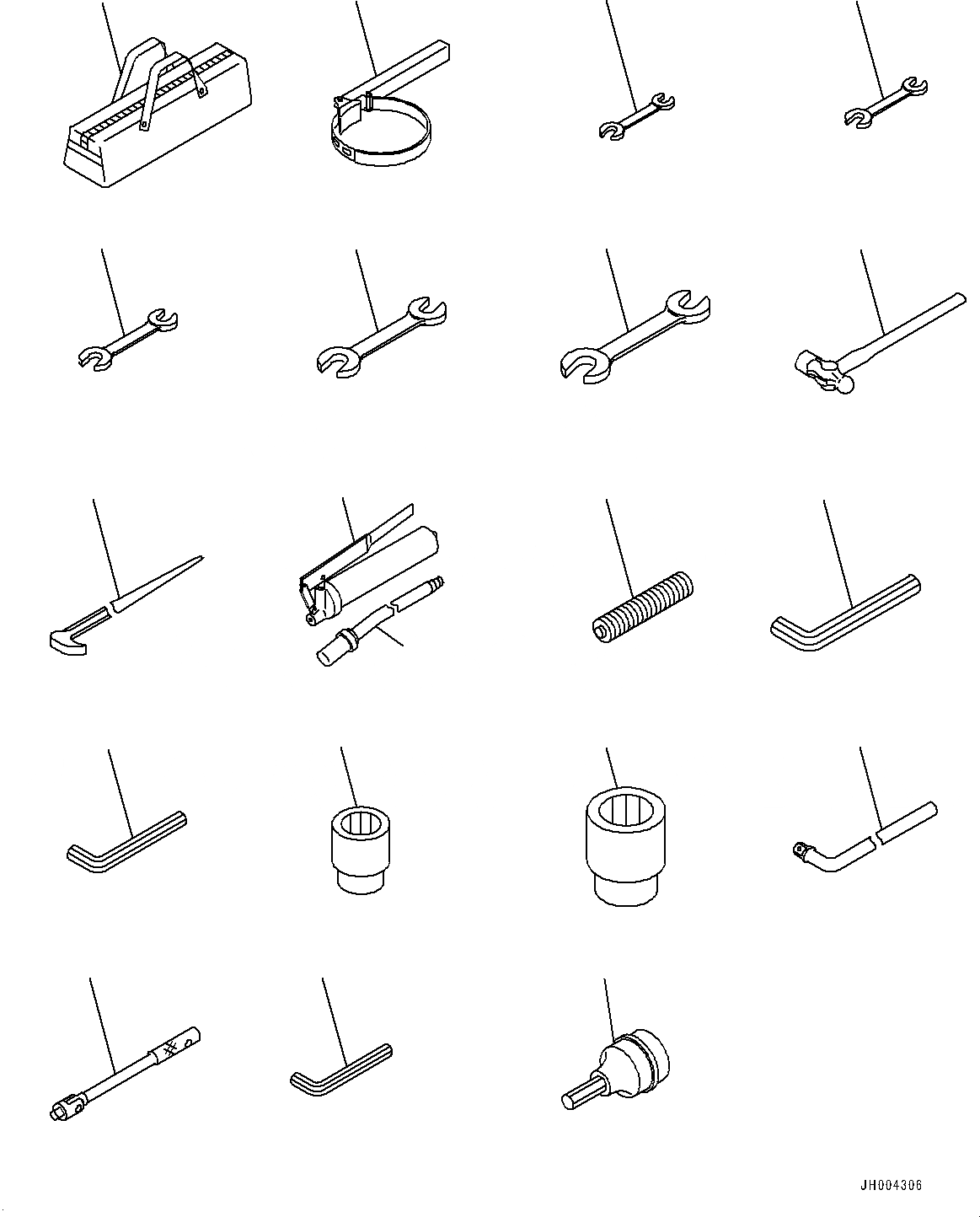 Схема запчастей Komatsu PC400LC-8 - ОСНОВН. ИНСТРУМЕНТ SET (№7-) ОСНОВН. ИНСТРУМЕНТ SET, ЕС БЕЗОПАСН. REGULATION