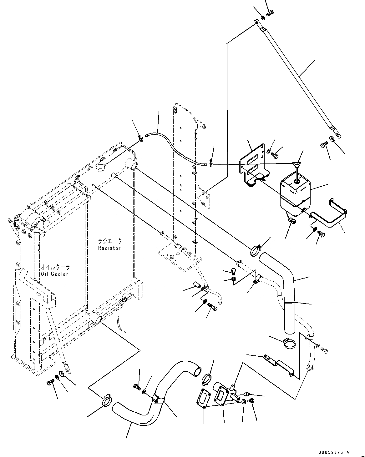 Схема запчастей Komatsu PC400-8 - СИСТЕМА ОХЛАЖДЕНИЯ, (/7) (№7-) СИСТЕМА ОХЛАЖДЕНИЯ, АВТОМАТИЧ. КОНДИЦ. ВОЗДУХА, БОЛ. WIND QUANTITY