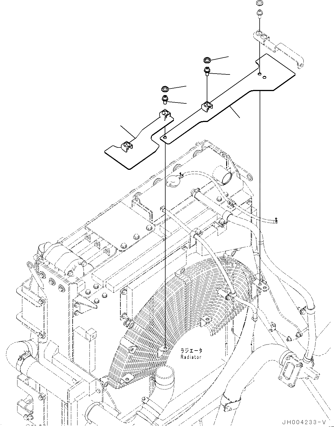 Схема запчастей Komatsu PC400-8 - ВЕНТИЛЯТОР ОХЛАЖДЕНИЯ ЧАСТИ КОРПУСА (№7-) ВЕНТИЛЯТОР ОХЛАЖДЕНИЯ ЧАСТИ КОРПУСА, ЕС БЕЗОПАСН. REGULATION