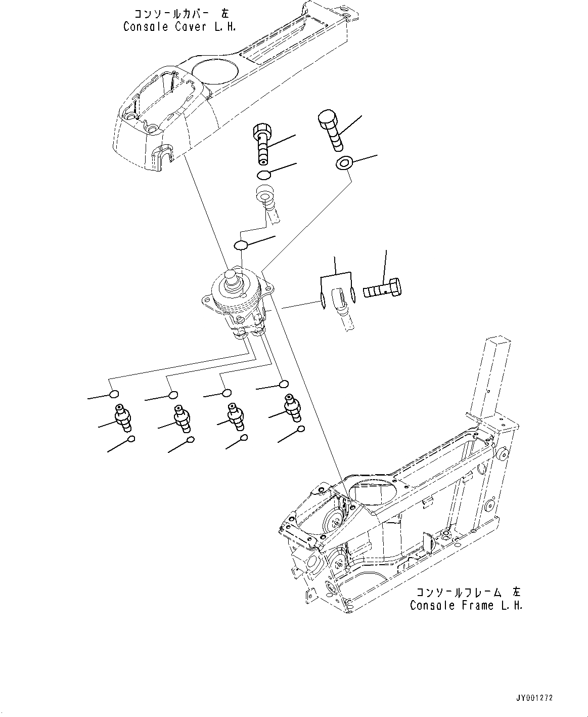 Схема запчастей Komatsu PC400-8 - КАБИНА, ПОЛ, КЛАПАН, ЛЕВ. (№7-) КАБИНА, КАБИНА ROPS, ПРАВ. И ЗАДН. ФИКС. ОКНА, С AMBER COLOR WARNING МИГАЛКА, KOMTRAX, БЕЗ AM-FM РАДИО