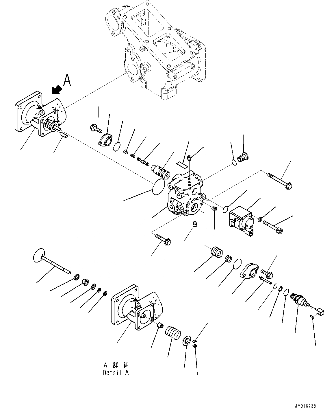 Схема запчастей Komatsu SAA6D125E-5F - ВЫПУСКН. GAS RE-CIRCULATION (EGR) КЛАПАН, (/) (№-) ВЫПУСКН. GAS RE-CIRCULATION (EGR) КЛАПАН