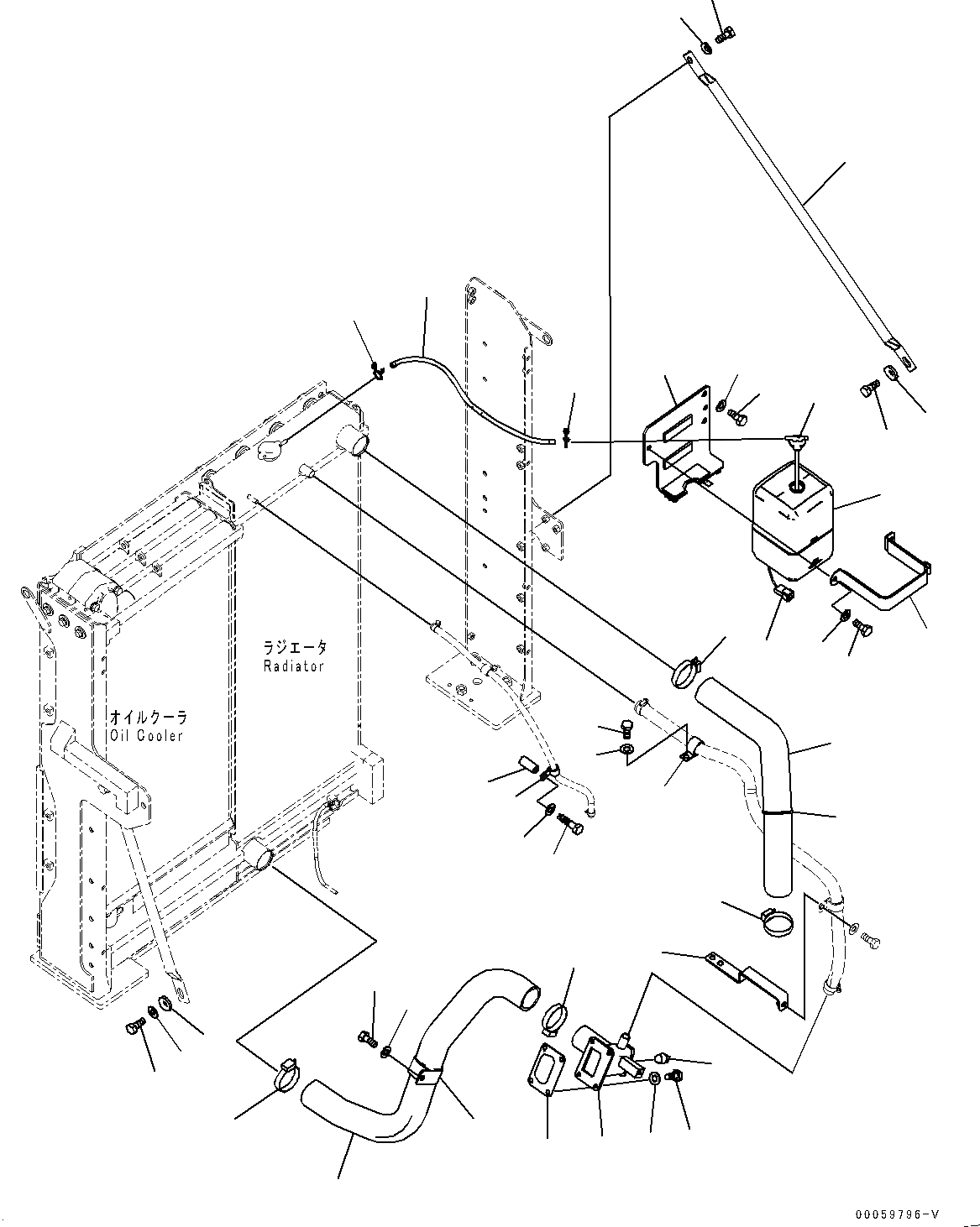 Схема запчастей Komatsu PC450-8 - СИСТЕМА ОХЛАЖДЕНИЯ, (/7) (№7-) СИСТЕМА ОХЛАЖДЕНИЯ