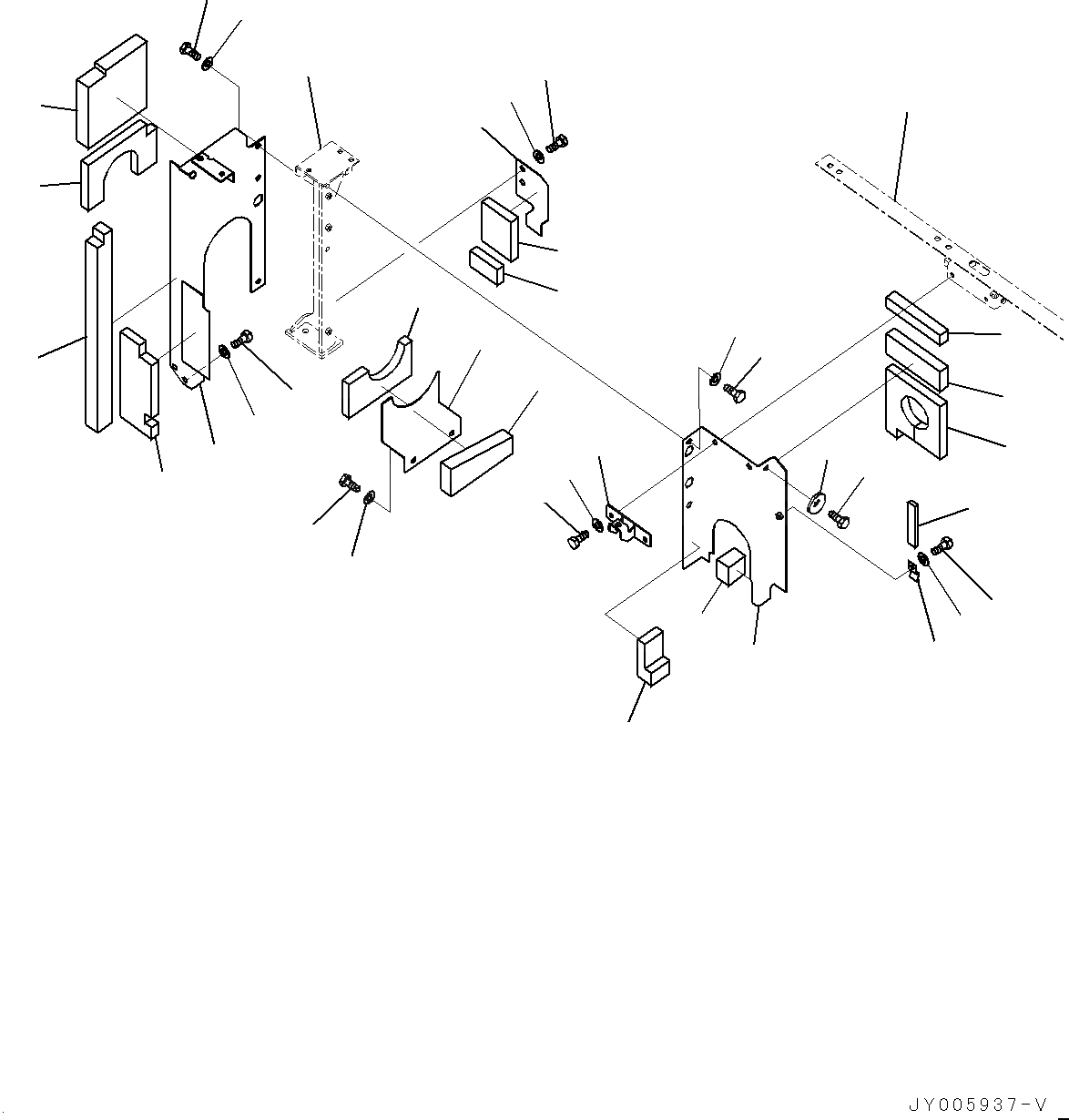 Схема запчастей Komatsu PC450-8R - КАБИНА ПЕРЕГОРОДКА., (/) (№7-) КАБИНА ПЕРЕГОРОДКА.