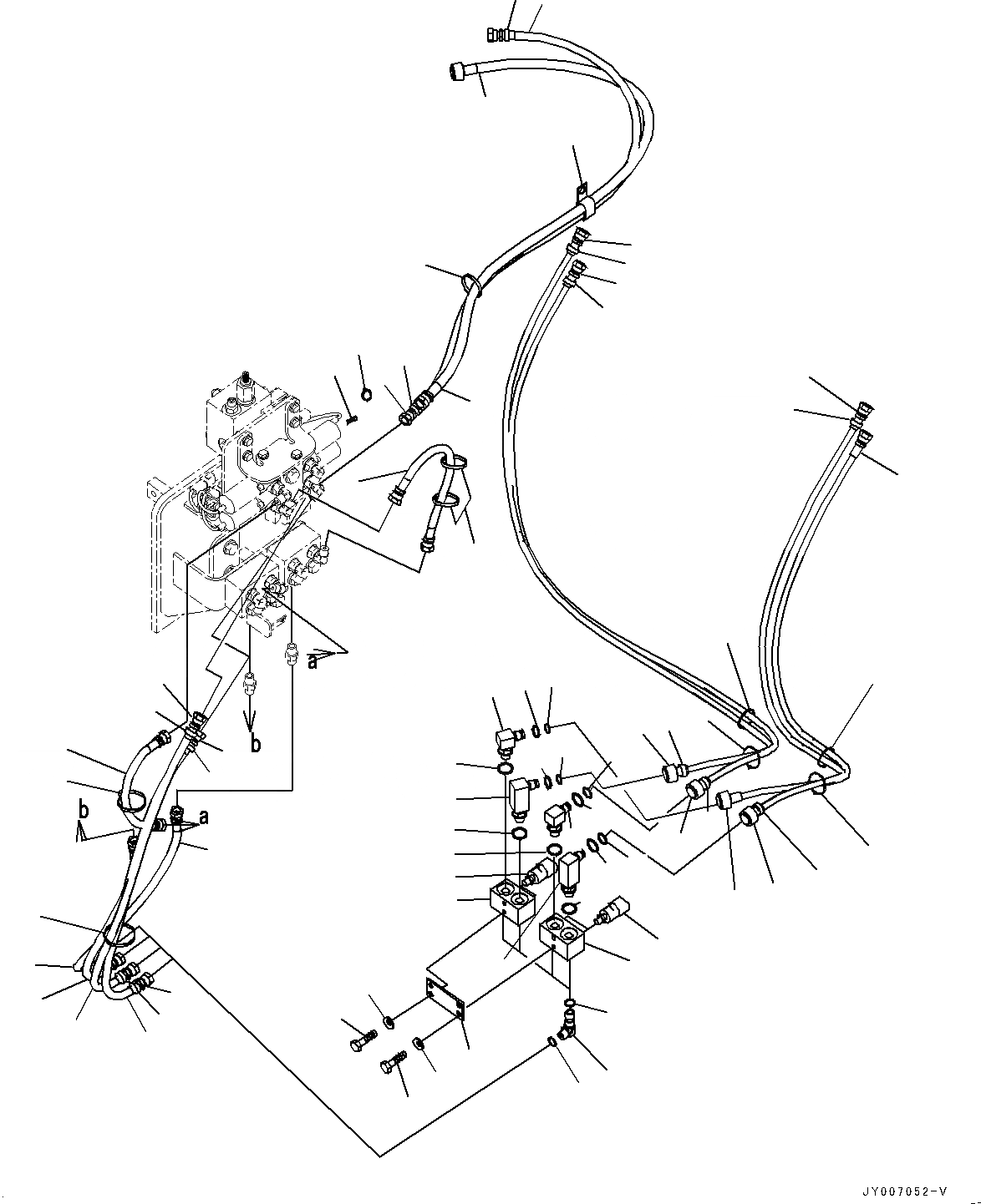 Схема запчастей Komatsu PC450LC-8 - БЫСТРОСЪЕМН. МЕХ-М ТРУБЫ, (/) (№7-) БЫСТРОСЪЕМН. МЕХ-М ТРУБЫ, -АКТУАТОР, ДЛЯ KUK