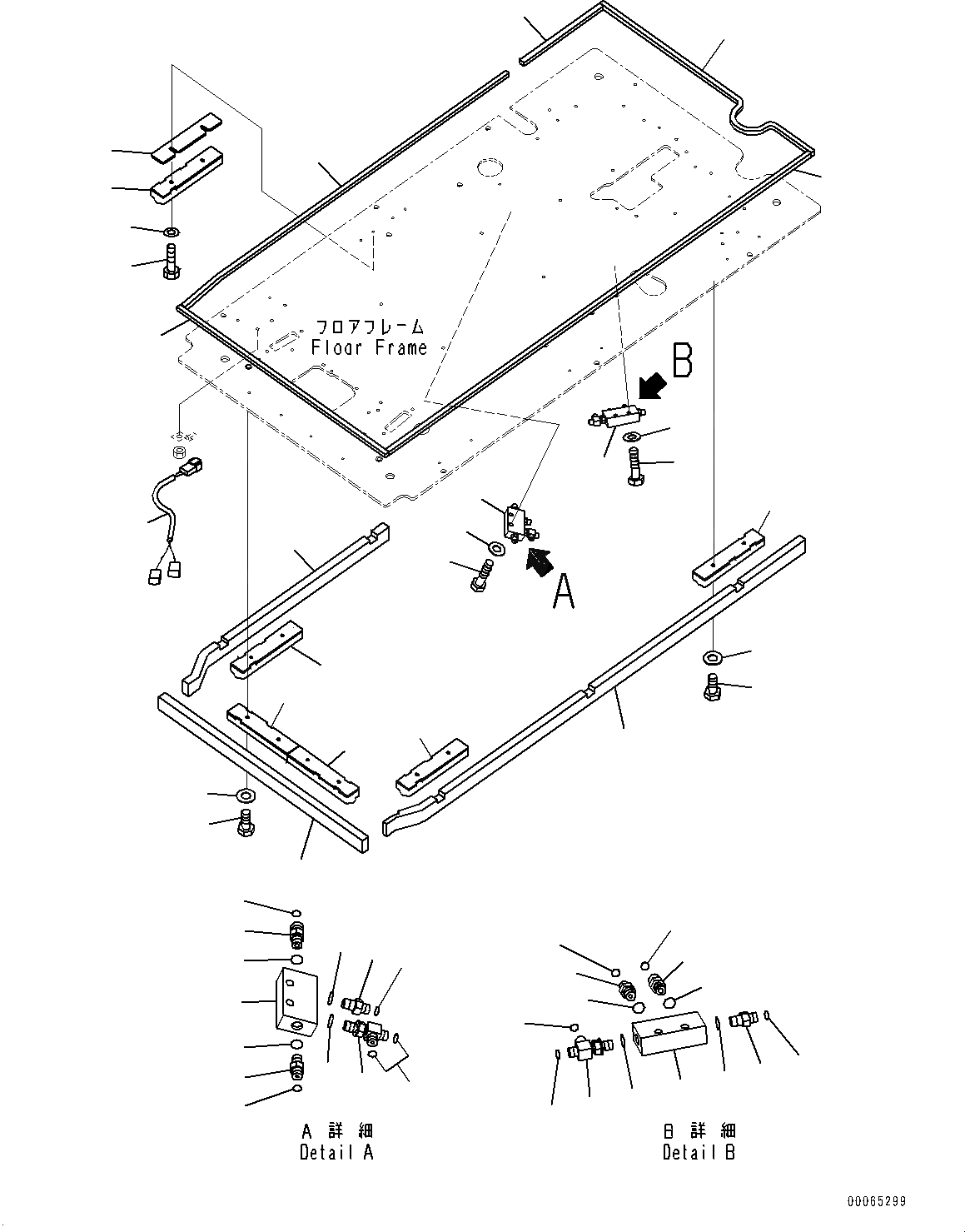 Схема запчастей Komatsu PC450LC-8 - КАБИНА, ПОЛ, P, T БЛОК И УПЛОТНЕНИЕ (№7-) КАБИНА, КАБИНА ROPS, ЗАЩИТА ОТ ВАНДАЛИЗМА, С -ДОПОЛН. АКТУАТОР ТРУБЫ, АККУМУЛЯТОР, СИГНАЛИЗ. ПЕРЕГРУЗКИ