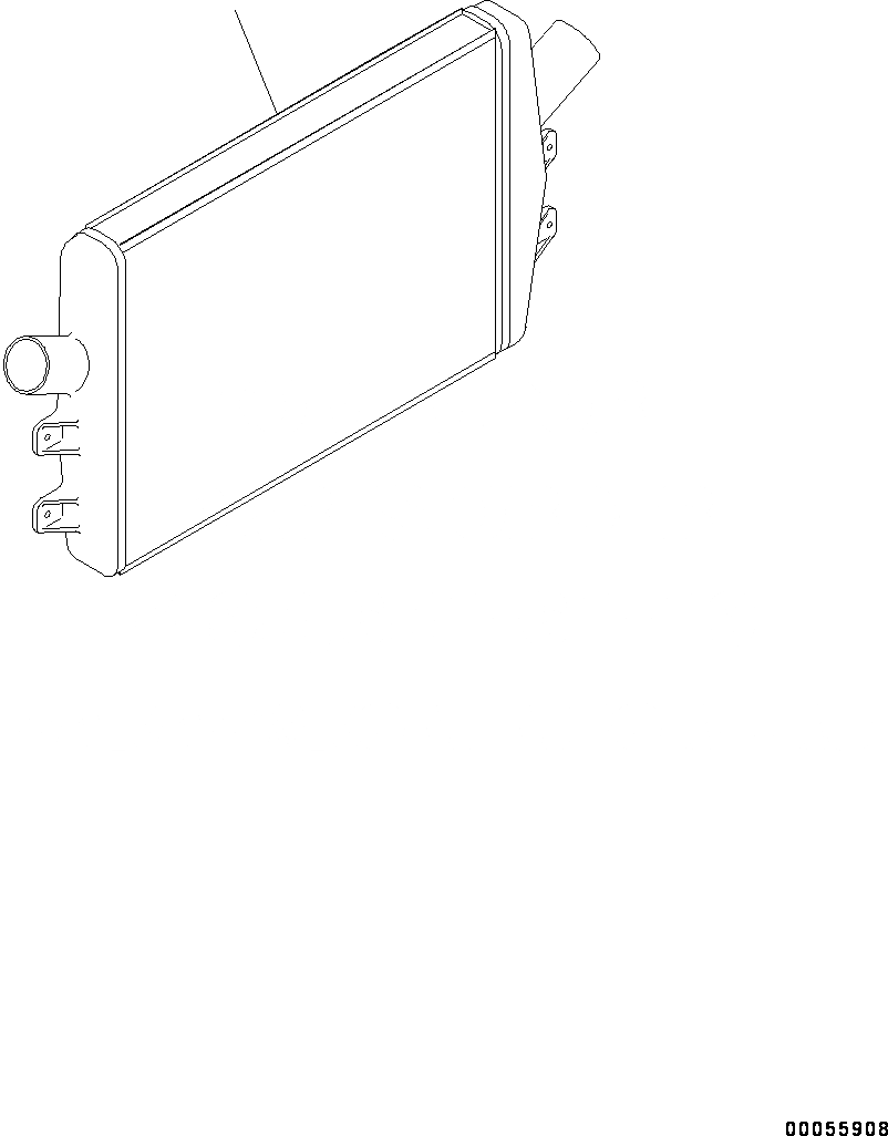 Схема запчастей Komatsu SAA6D125E-5-FR - ПОСЛЕОХЛАДИТЕЛЬ (№-) ПОСЛЕОХЛАДИТЕЛЬ