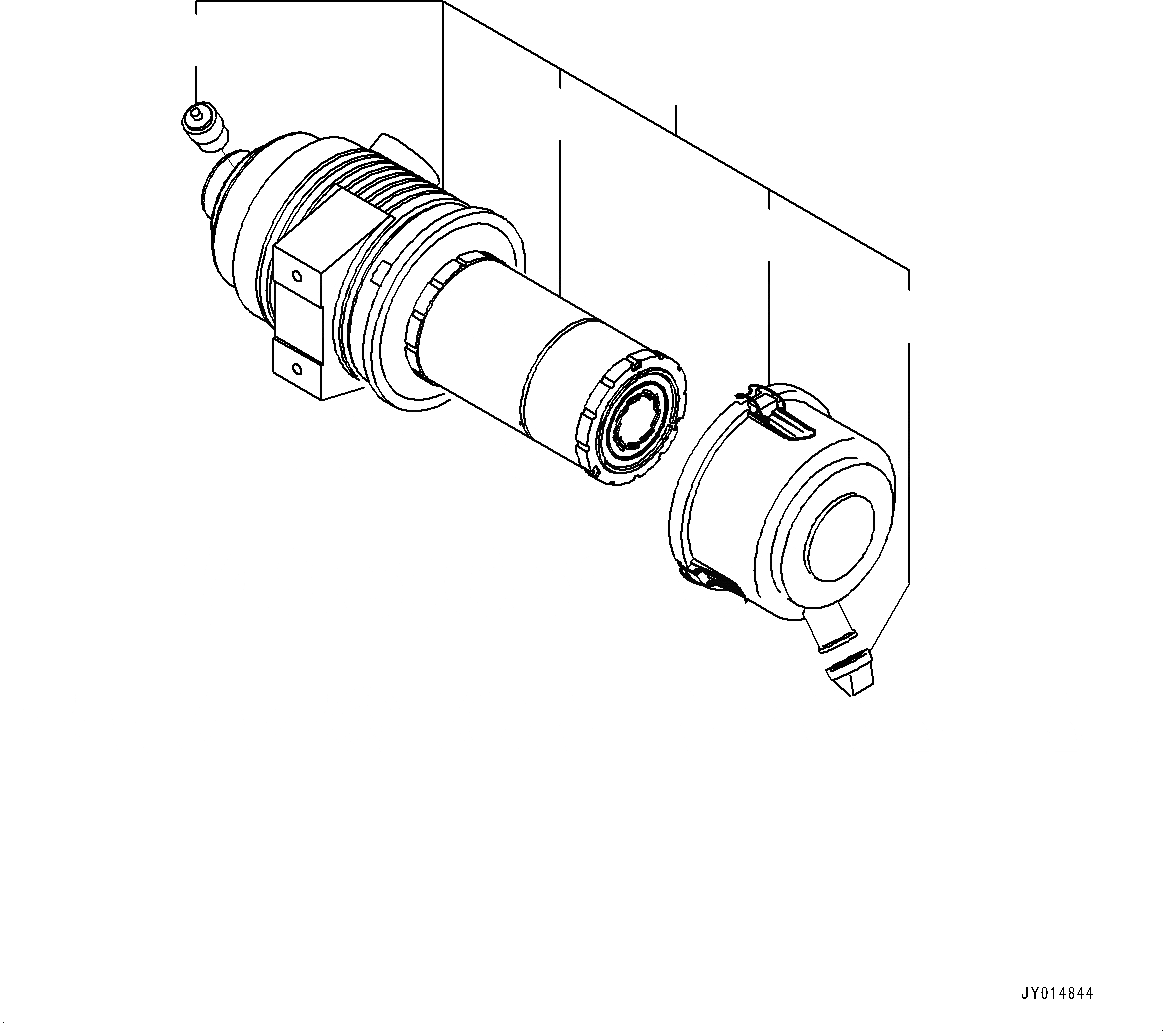 Схема запчастей Komatsu PC55MR-3 - ВОЗДУХООЧИСТИТЕЛЬ, ВНУТР. ЧАСТИ, ВОЗДУХООЧИСТИТЕЛЬ (№-) ВОЗДУХООЧИСТИТЕЛЬ, ОДИНОЧН. ЭЛЕМЕНТ ТИП, КРОМЕ ЯПОН.