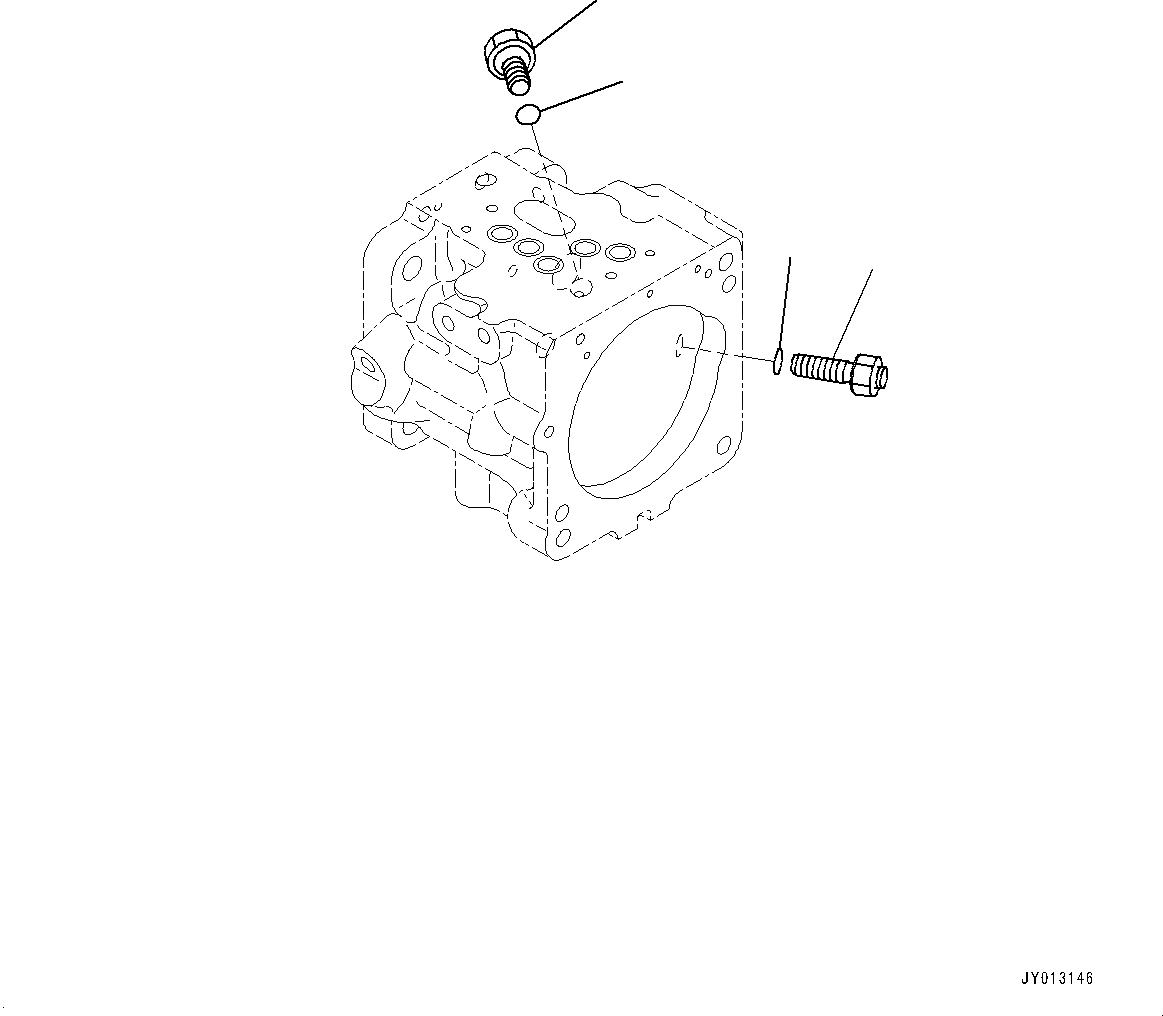 Схема запчастей Komatsu PC55MR-3 - ДВИГАТЕЛЬ БЛОК, ВНУТР. ЧАСТИ, ПОРШЕНЬ НАСОС (/) (№-) ДВИГАТЕЛЬ БЛОК, ДЛЯ НАВЕСА, КРОМЕ ЯПОН.