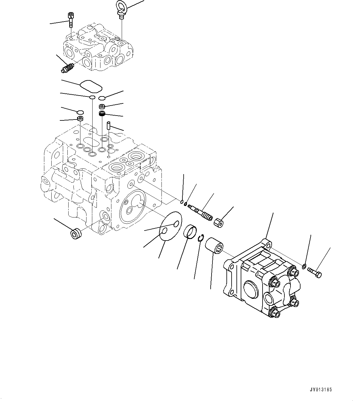 Схема запчастей Komatsu PC55MR-3 - ДВИГАТЕЛЬ БЛОК, ВНУТР. ЧАСТИ, ПОРШЕНЬ НАСОС (/) (№-) ДВИГАТЕЛЬ БЛОК, С КОНДИЦИОНЕРОМ, ДЛЯ КРОМЕ ЯПОН., КАБИНА ROPS