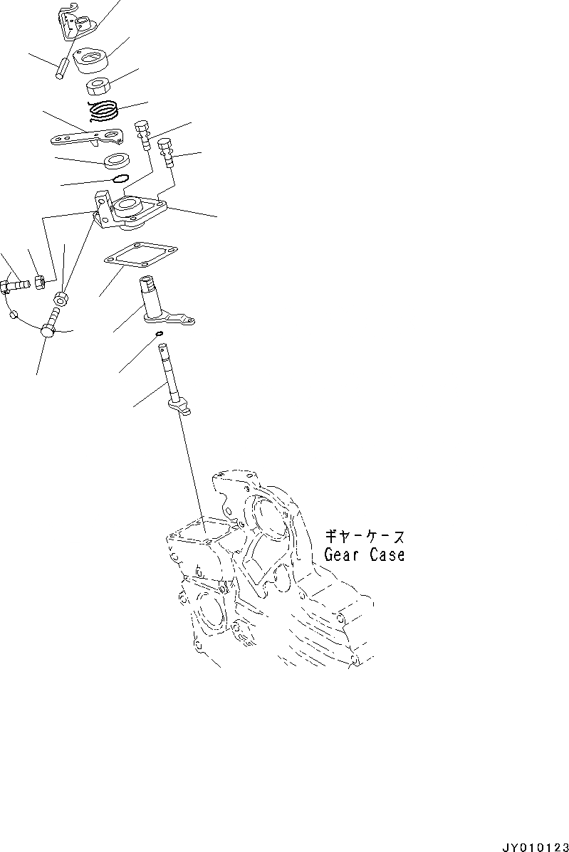 Схема запчастей Komatsu 3D67E-2A - ДВИГАТЕЛЬ, SPEED УПРАВЛ-Е ПЛАСТИНА (№8A7-) ДВИГАТЕЛЬ, ОДИНОЧН. ЭЛЕМЕНТ ТИП