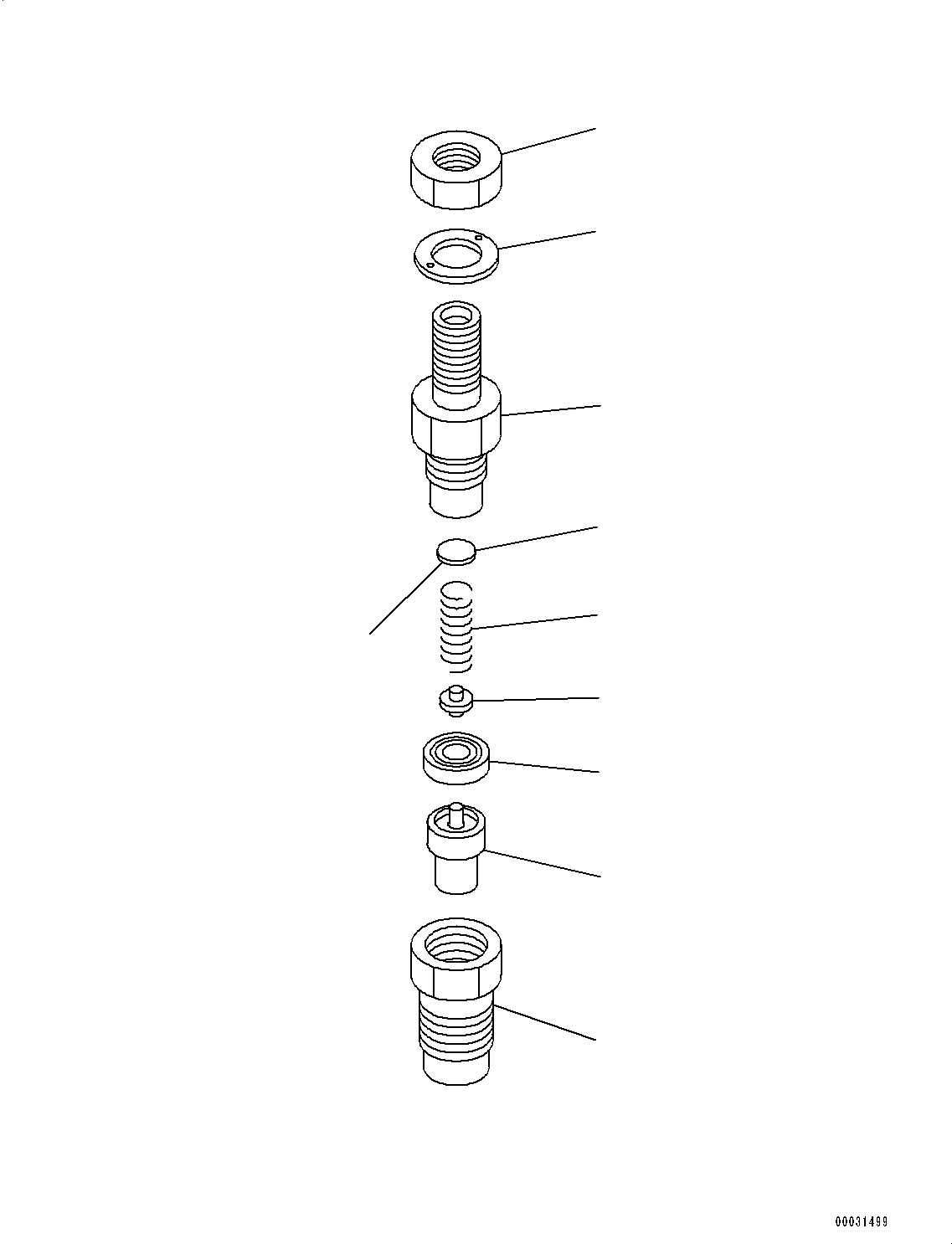 Схема запчастей Komatsu 3D67E-2A - ДВИГАТЕЛЬ, ВНУТР. ЧАСТИ, ДЕРЖАТЕЛЬ ФОРСУНКИ (№8A7-) ДВИГАТЕЛЬ, ОДИНОЧН. ЭЛЕМЕНТ ТИП