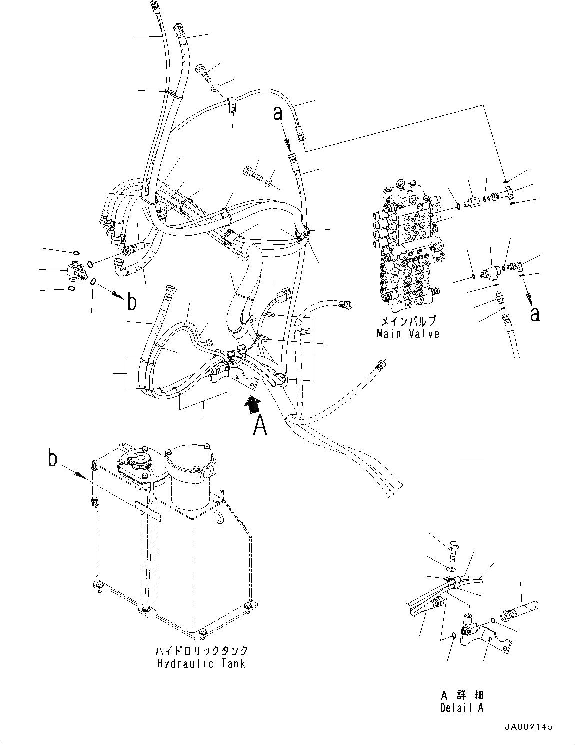 Схема запчастей Komatsu PC78US-8 - ДРЕНАЖН. ТРУБЫ, PPC И ДРЕНАЖН. ТРУБЫ (№-) ДРЕНАЖН. ТРУБЫ, С РУКОЯТЬ ANTI-DROP КЛАПАН, СТРЕЛА ANTI-DROP КЛАПАН, СИГНАЛИЗ. ПЕРЕГРУЗКИ
