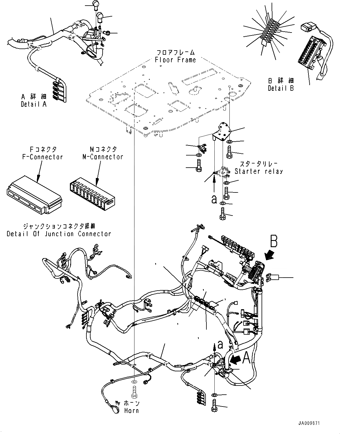 Схема запчастей Komatsu PC78US-8 - ОСНОВН. КОНСТРУКЦИЯ, ПРОВОДКА (№-) ОСНОВН. КОНСТРУКЦИЯ, ДЛЯ MACHINE С DOZER ОТВАЛ, С ВОЗД. ПОДВЕСКОЙ СИДЕНЬЕ ОПЕРАТОРА, С МАСТЕР КЛЮЧ, ДЛЯ СТРАН ЕС, С СИГНАЛИЗ. ПЕРЕГРУЗКИ