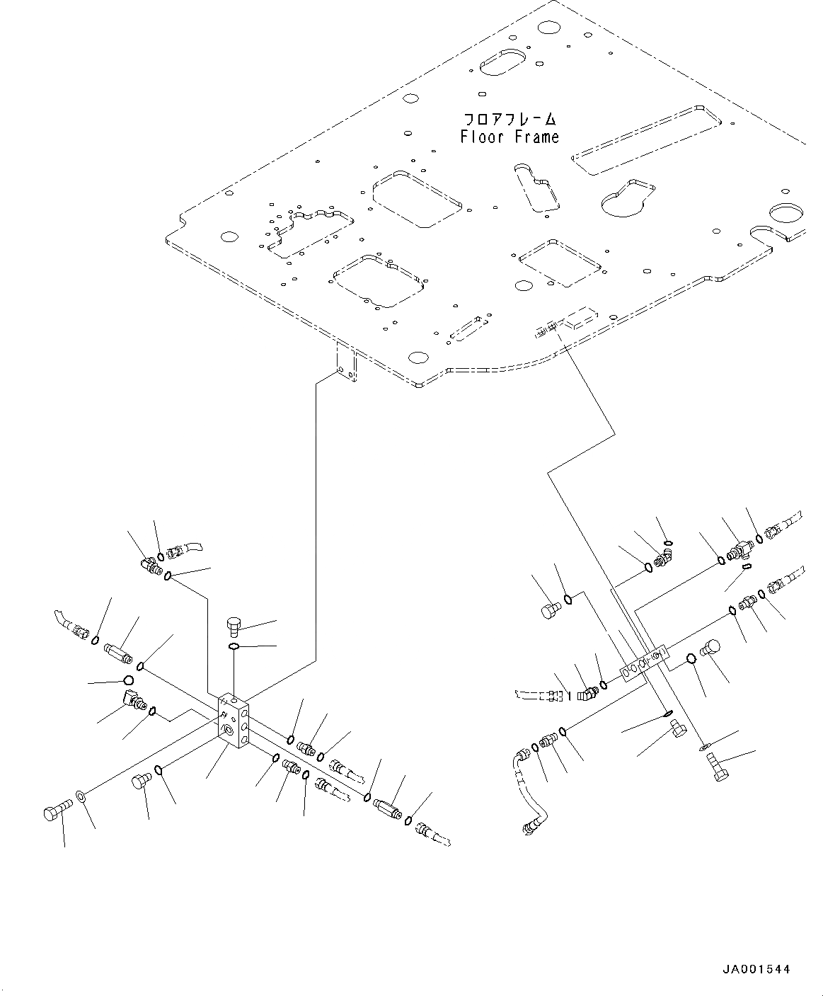 Схема запчастей Komatsu PC78US-8 - ОСНОВН. КОНСТРУКЦИЯ, P-БЛОК И T-БЛОК (№-) ОСНОВН. КОНСТРУКЦИЯ, ДЛЯ MACHINE С DOZER ОТВАЛ, С ВОЗД. ПОДВЕСКОЙ СИДЕНЬЕ ОПЕРАТОРА, С МАСТЕР КЛЮЧ, ДЛЯ СТРАН ЕС