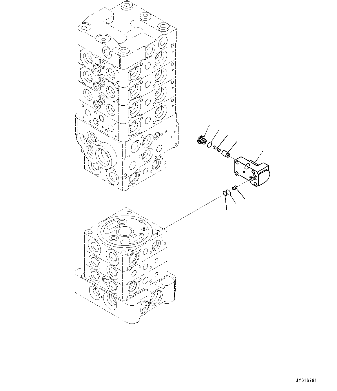 Схема запчастей Komatsu PC130-7K - УПРАВЛЯЮЩ. КЛАПАН, ВНУТР. ЧАСТИ (8/) (№-) КОМПОНЕНТЫ ДВИГАТЕЛЯ