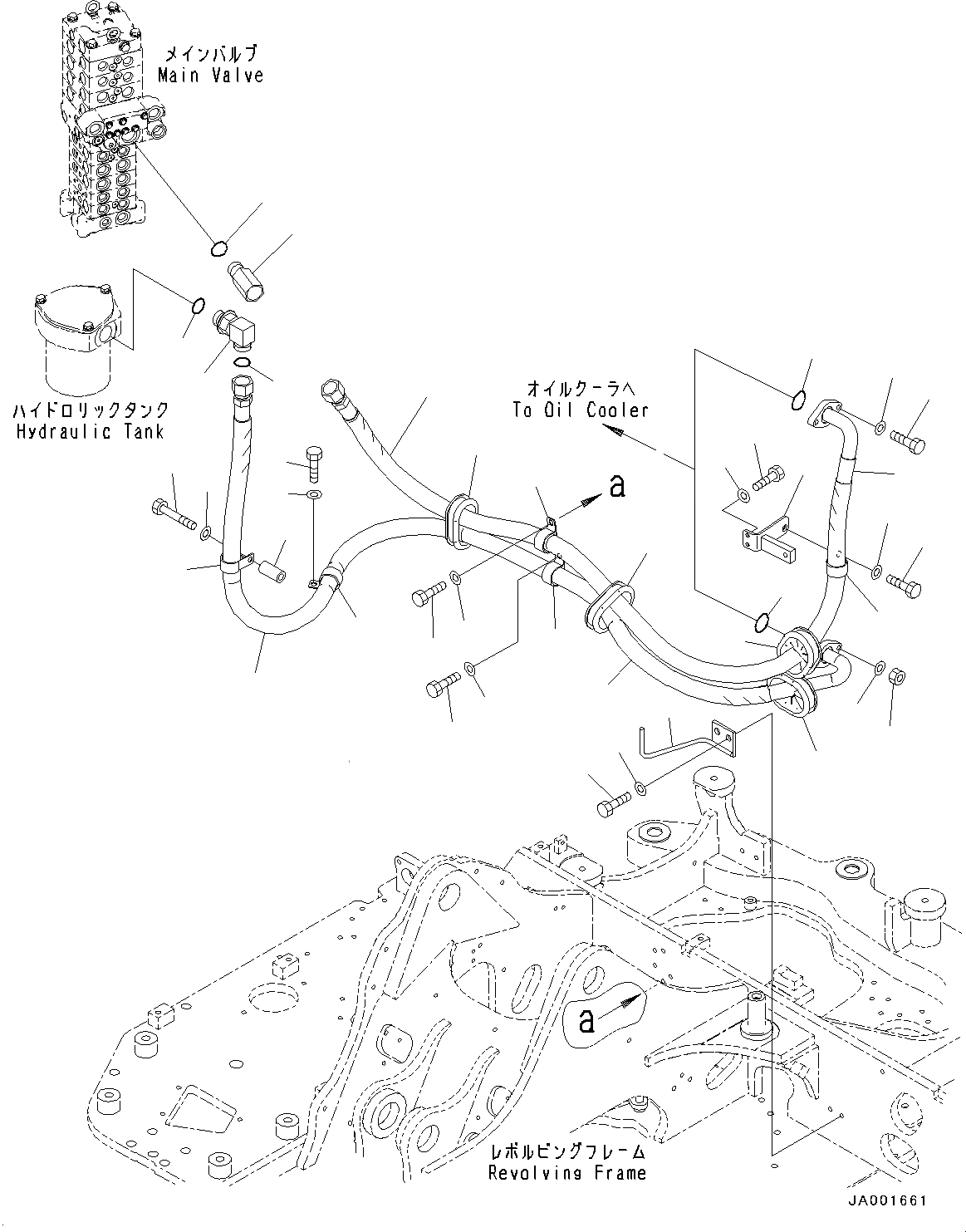 Схема запчастей Komatsu PC78US-8 - ЛИНИИ МАСЛООХЛАДИТЕЛЯ (№-79) ЛИНИИ МАСЛООХЛАДИТЕЛЯ, С -ДОПОЛН. АКТУАТОР ТРУБЫ