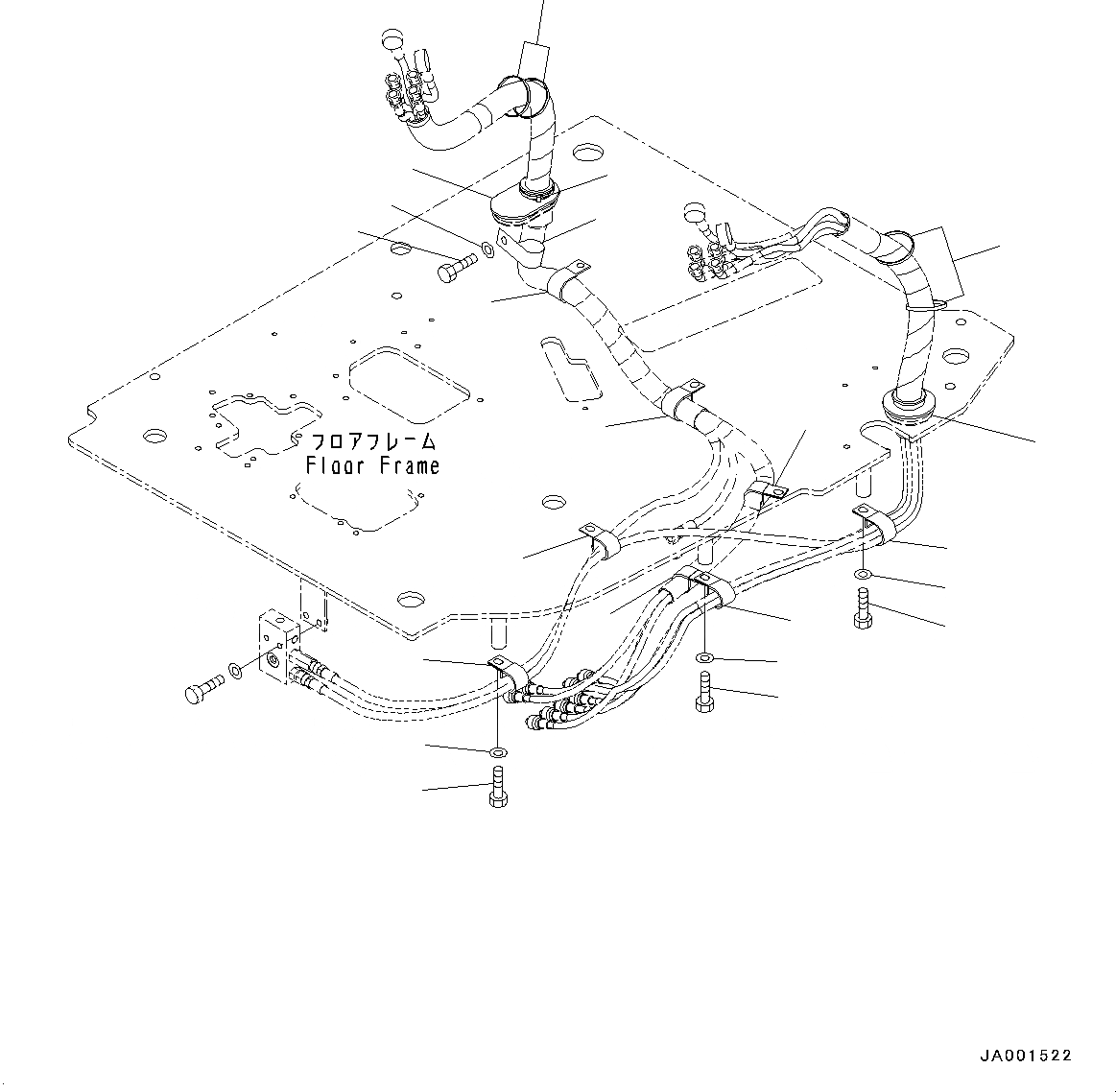 Схема запчастей Komatsu PC78US-8 - ОСНОВН. КОНСТРУКЦИЯ, КЛАПАН PPCТРУБЫ КРЕПЛЕНИЕ (№-) ОСНОВН. КОНСТРУКЦИЯ, ДЛЯ MACHINE БЕЗ ОТВАЛ, С ВОЗД. ПОДВЕСКОЙ СИДЕНЬЕ ОПЕРАТОРА, С AM-FM РАДИО ДЛЯ NORTH, CENTRAL И SOUTH AMERI