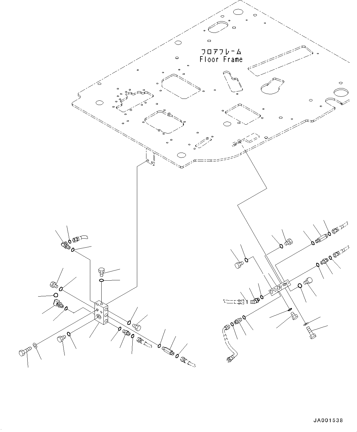 Схема запчастей Komatsu PC78US-8 - ОСНОВН. КОНСТРУКЦИЯ, P-БЛОК И T-БЛОК (№-) ОСНОВН. КОНСТРУКЦИЯ, ДЛЯ MACHINE БЕЗ ОТВАЛ, С ВОЗД. ПОДВЕСКОЙ СИДЕНЬЕ ОПЕРАТОРА, С AM-FM РАДИО ДЛЯ NORTH, CENTRAL И SOUTH AMERI