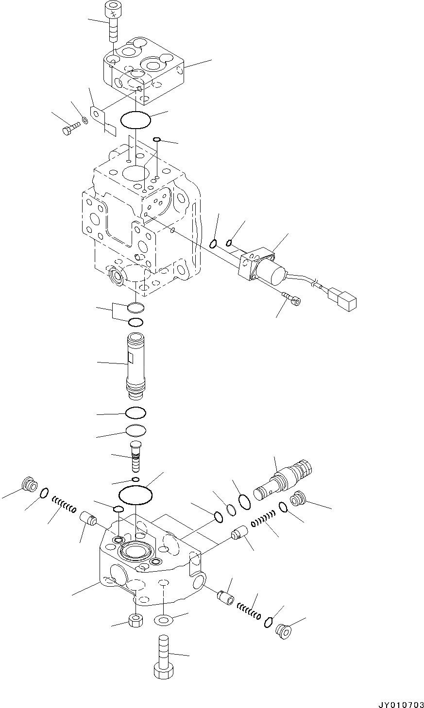 Схема запчастей Komatsu WA50-6 - HYDROSTATIC ТРАНСМИССИЯ (HST) НАСОС И МОТОР, HST МОТОР (/) (№-) HYDROSTATIC ТРАНСМИССИЯ (HST) НАСОС И МОТОР