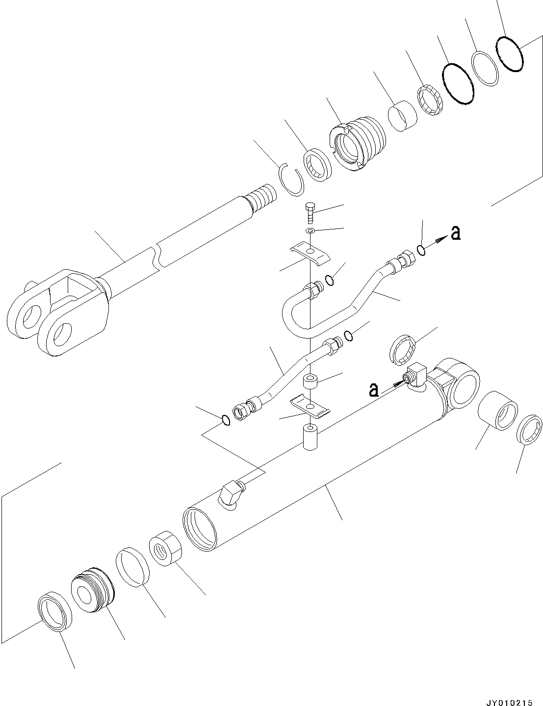 Схема запчастей Komatsu WA50-6 - СТРЕЛА ГИДРОЦИЛИНДР ПОДЪЕМА, ПРАВ. (№-) СТРЕЛА ГИДРОЦИЛИНДР ПОДЪЕМА, ВНУТР. ЧАСТИ