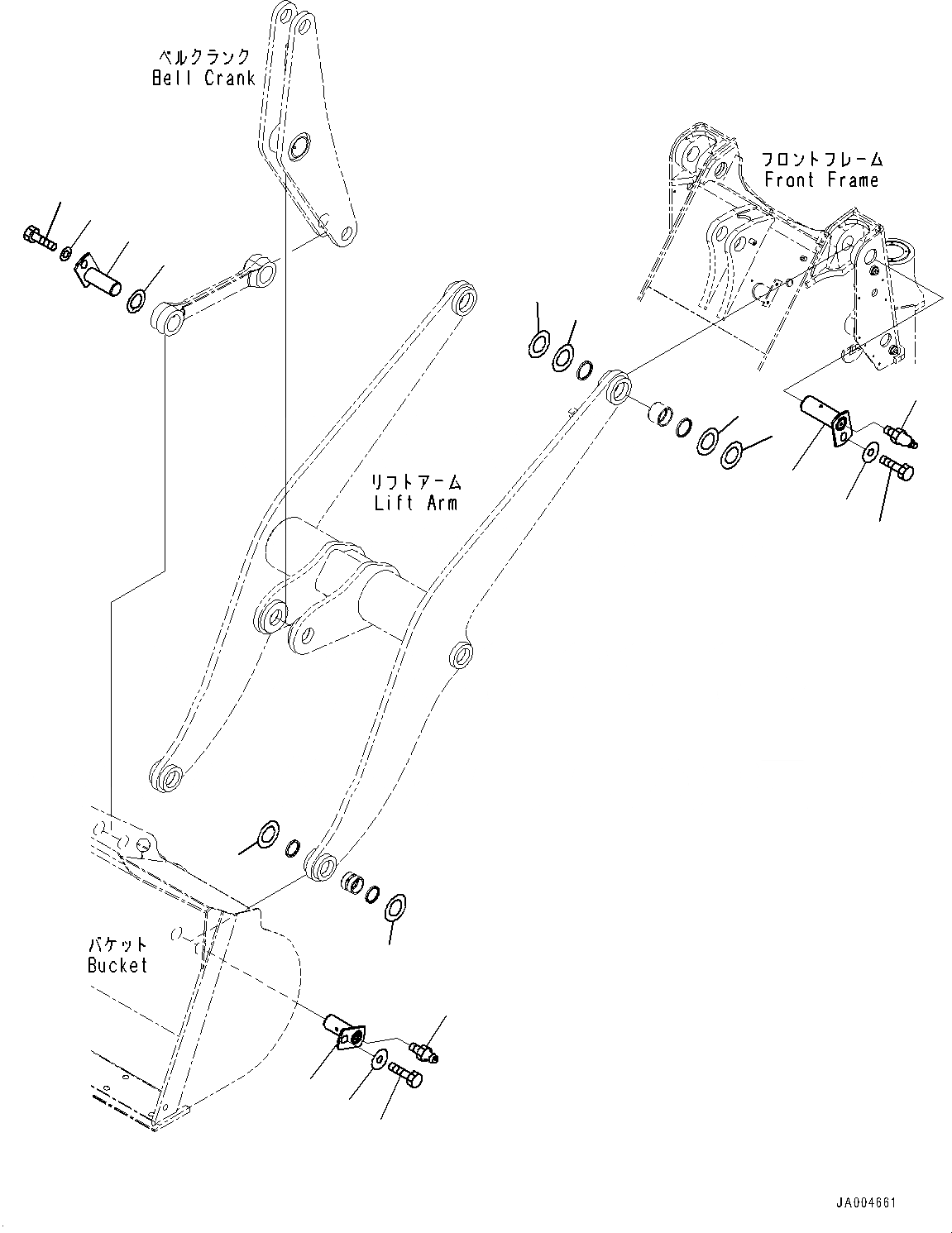 Схема запчастей Komatsu WA200-6 - РУКОЯТЬ И BELL CRANK, ПАЛЕЦ (/) (№779-) РУКОЯТЬ И BELL CRANK, С 3-Х СЕКЦ. КОНТР. КЛАПАНОМ, БЕЗ КОНЦЕВ. ВЫКЛЮЧ-ЛЬ ПОДЪЕМА СТРЕЛЫ