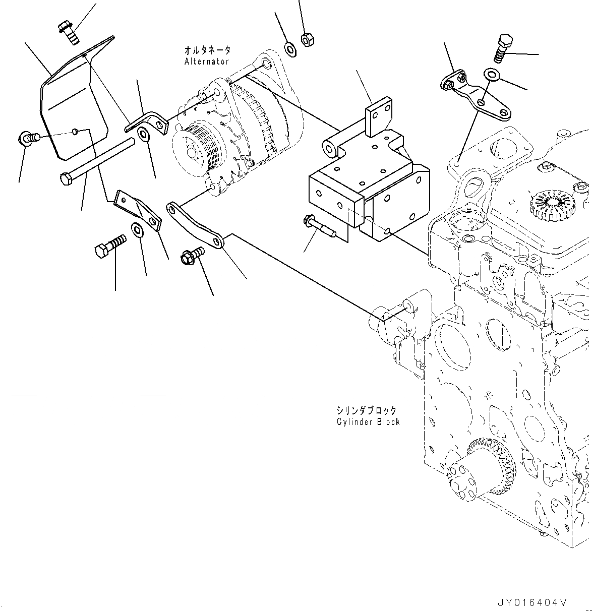 Схема запчастей Komatsu SAA4D107E-1B - КРЕПЛЕНИЕ ГЕНЕРАТОРА (№7-) КРЕПЛЕНИЕ ГЕНЕРАТОРА, AMP, ДЛЯ ЗАПЫЛЕНН МЕСТН. ARRANGEMENT