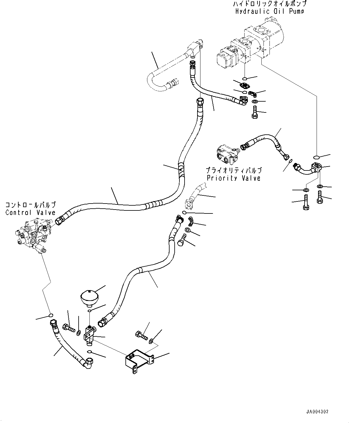 Схема запчастей Komatsu WA200-6 - ГИДРОЛИНИЯ, РУЛЕВ. УПРАВЛЕНИЕ ДРЕНАЖН. ТРУБЫ (№779-) ГИДРОЛИНИЯ, С 3-Х СЕКЦ. КОНТР. КЛАПАНОМ, ШИР. СЕРДЦЕВИНА РАДИАТОР