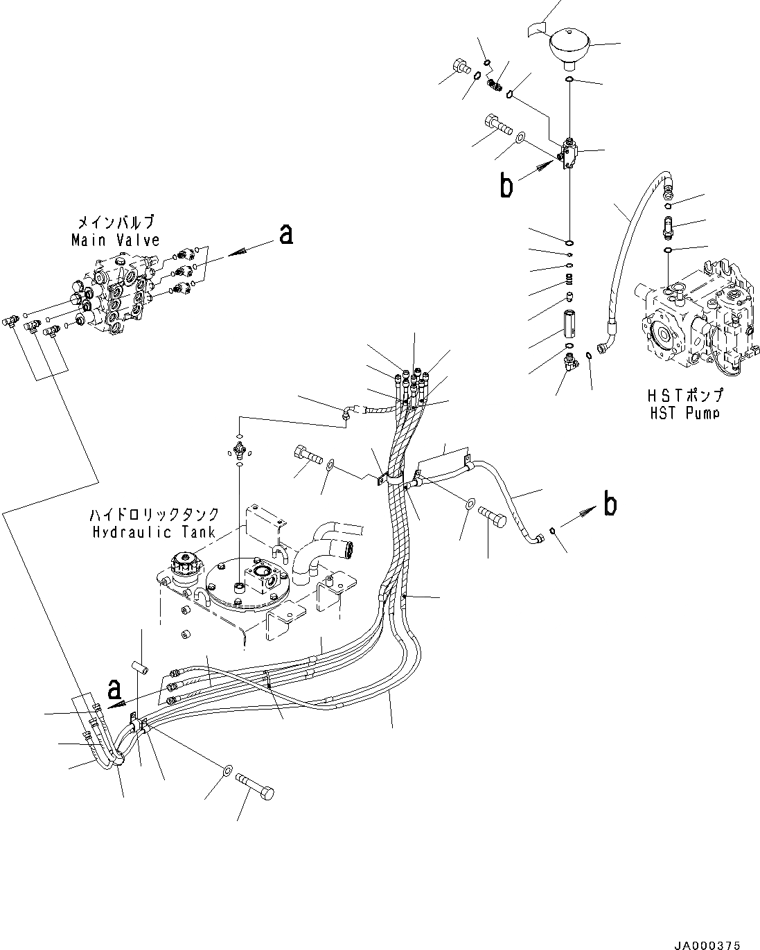 Схема запчастей Komatsu WA200-6 - ГИДРОЛИНИЯ, РАБОЧЕЕ ОБОРУДОВАНИЕ УПРАВЛ-Е ПРОПОРЦИОНАЛЬН. PRESSURE УПРАВЛ-Е (PPC) ТРУБЫ (/) (№779-) ГИДРОЛИНИЯ, С 3-Х СЕКЦ. КОНТР. КЛАПАНОМ, ШИР. СЕРДЦЕВИНА РАДИАТОР, ВЫСОК. ПОДЪЕМ РУКОЯТЬ, ECSS