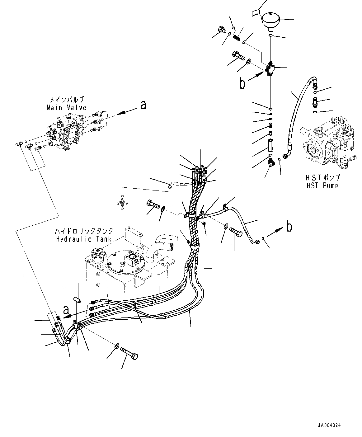 Схема запчастей Komatsu WA200-6 - ГИДРОЛИНИЯ, РАБОЧЕЕ ОБОРУДОВАНИЕ УПРАВЛ-Е ПРОПОРЦИОНАЛЬН. PRESSURE УПРАВЛ-Е (PPC) ТРУБЫ (/) (№779-7) ГИДРОЛИНИЯ, С 3-Х СЕКЦ. КОНТР. КЛАПАНОМ, ECSS, ЭКСТРЕНН. РУЛЕВ. УПРАВЛЕНИЕ, АВТОМАТИЧ. УПРАВЛ-Е ТИП