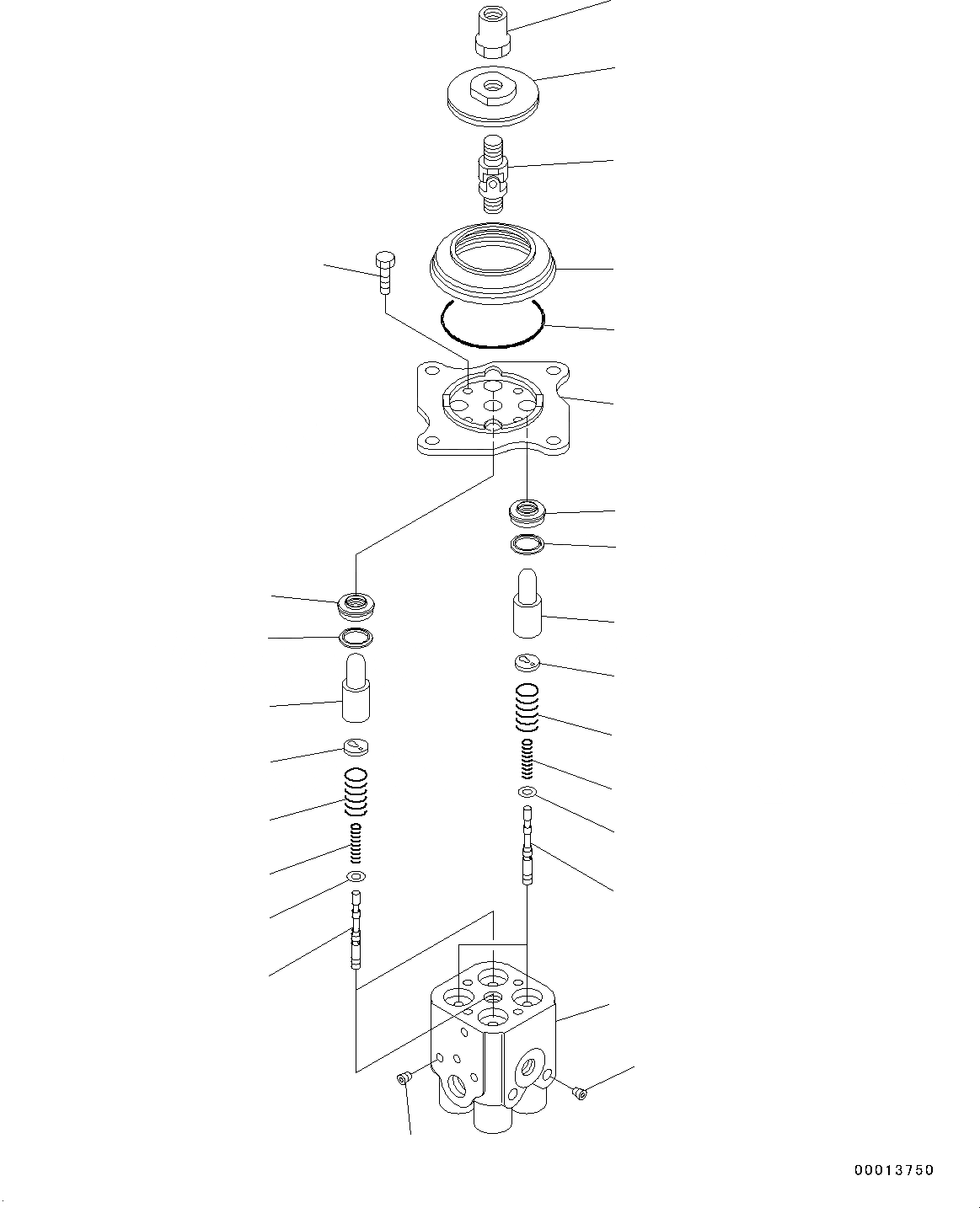 Схема запчастей Komatsu WA200-6 - УПРАВЛЕНИЕ ПОГРУЗКОЙ БЛОК, ГЛАВН. КЛАПАН ДЛЯ MONO+MONO РЫЧАГ (№7-) УПРАВЛЕНИЕ ПОГРУЗКОЙ БЛОК, С MULTI-FUNCTION MONO РЫЧАГ И -MONO РЫЧАГ УПРАВЛ. НАВЕСН. ОБОРУД., KOMTRAX