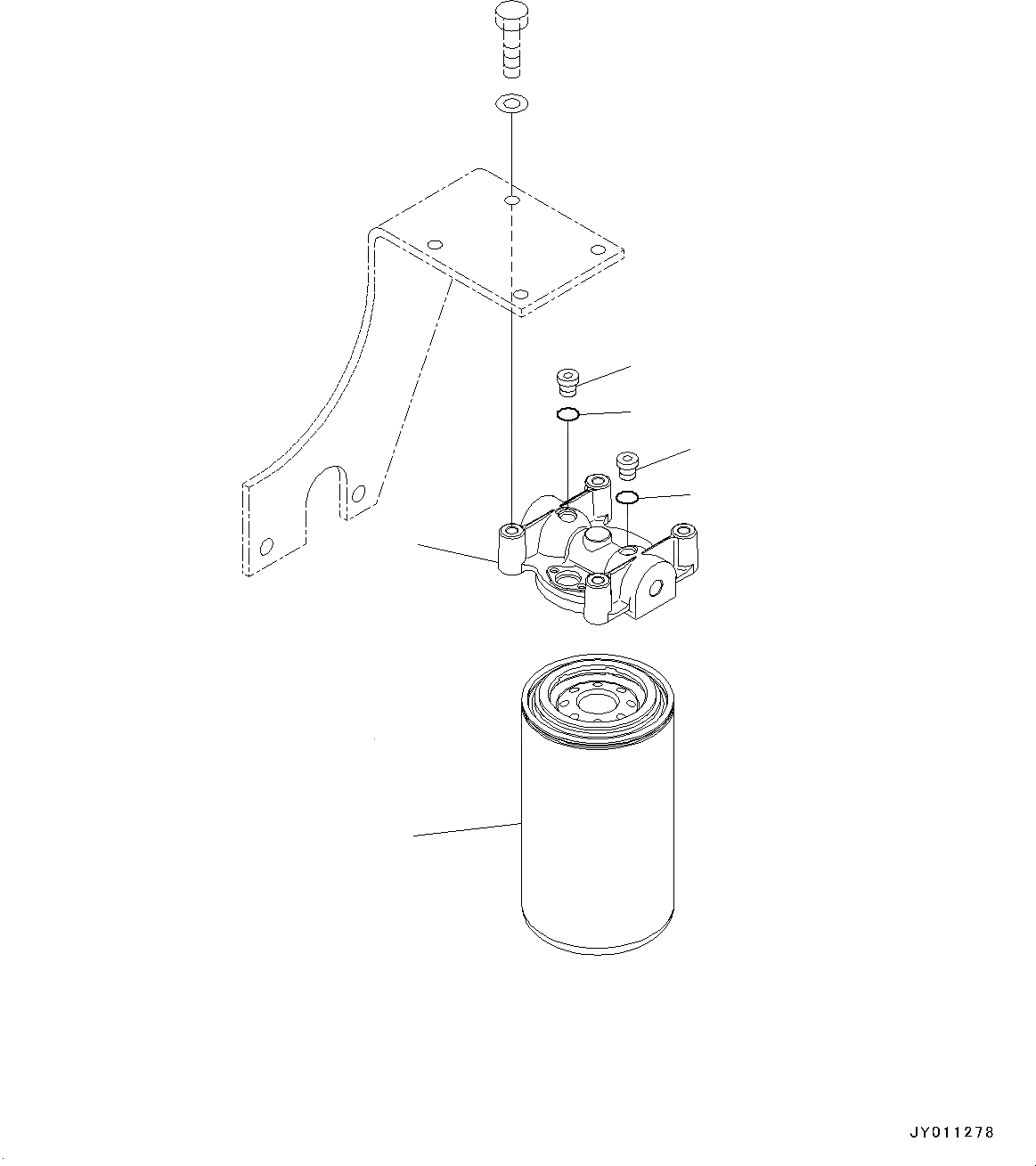Схема запчастей Komatsu SAA4D107E-1D - ТОПЛИВН. ФИЛЬТР. (№77-8) ТОПЛИВН. ФИЛЬТР., ДОПОЛН.
