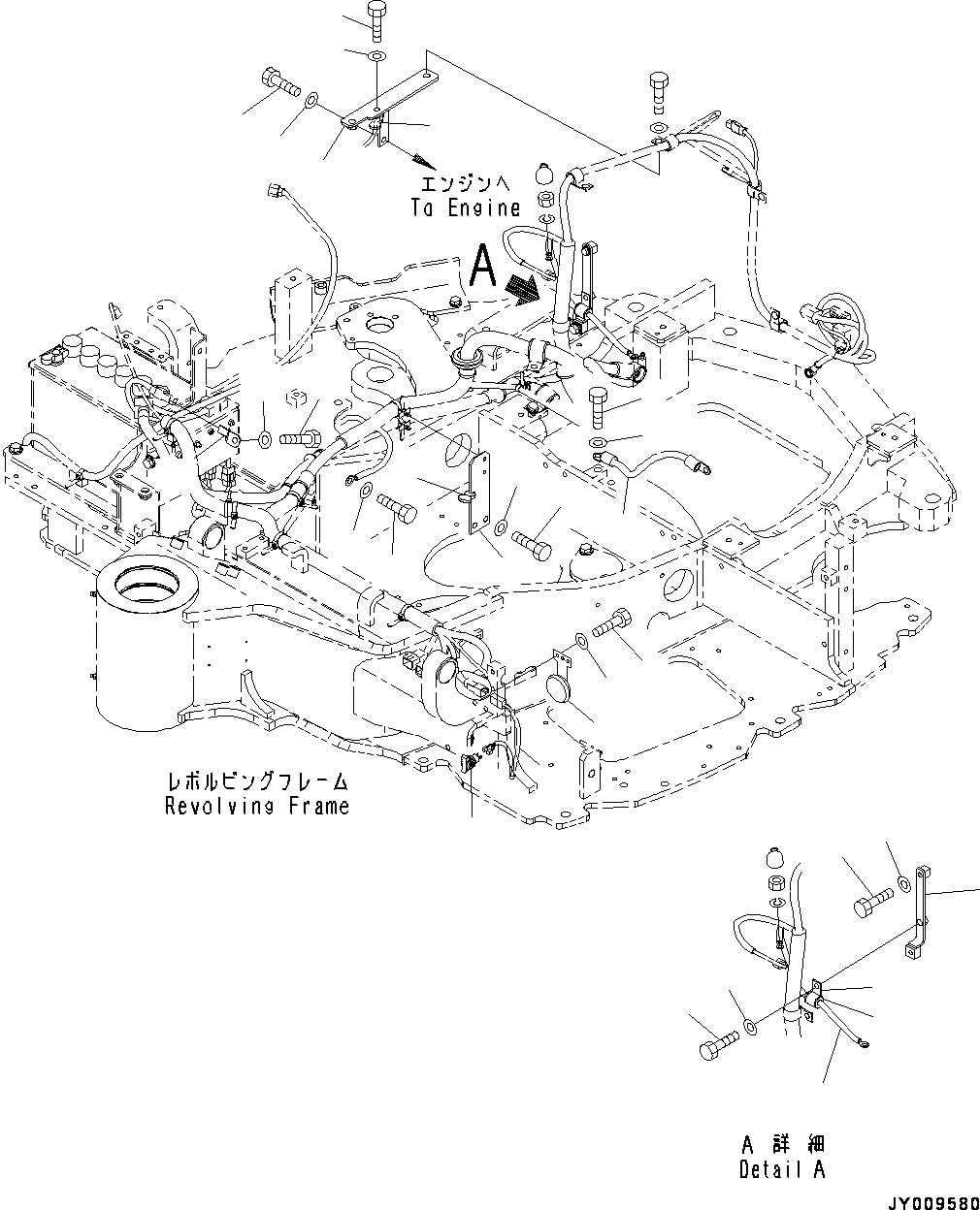 Схема запчастей Komatsu PC55MR-3 - ЭЛЕКТРИЧ. ПРОВОДКА, ОСНОВН. ПРОВОДКА (/) (№-) ЭЛЕКТРИЧ. ПРОВОДКА, ДЛЯ СТРАН ЕС, ДЛЯ MACHINE С АВТОМАТИЧ. DECELERATOR