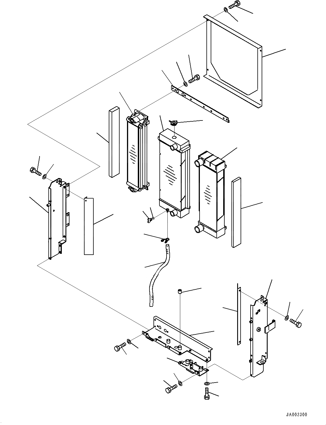 Схема запчастей Komatsu WA150-6 - ДВИГАТЕЛЬ ПРОВОДКА, ВОЗДУХООЧИСТИТЕЛЬ КОМПОНЕНТЫ (№8-) ДВИГАТЕЛЬ ПРОВОДКА, С КОНДИЦИОНЕРОМ