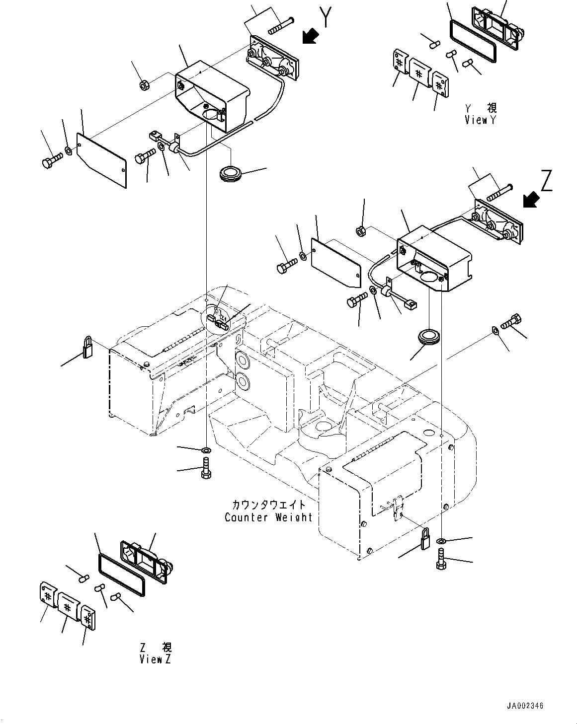 Схема запчастей Komatsu WA150-6 - ТОПЛИВН. БАК., САПУН (№8-) ТОПЛИВН. БАК., БЕЗ SOLID ШИНЫ