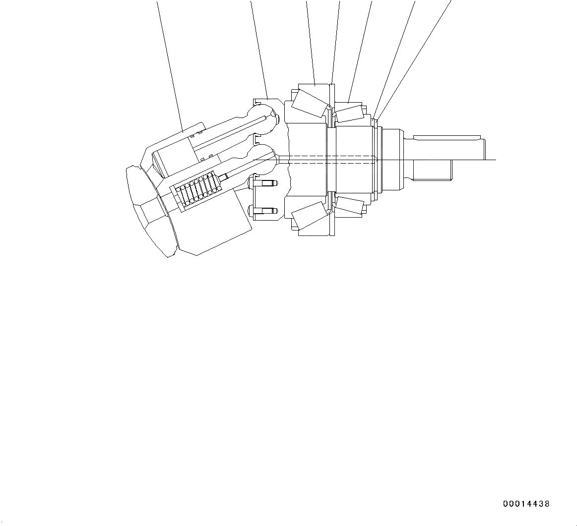 Схема запчастей Komatsu WA150-6 - ПЕРЕДАЧА, ВНУТР. ЧАСТИ, HST МОТОР (/) (№8-) ПЕРЕДАЧА, С ЭКСТРЕНН. УПРАВЛ., АВТОМАТИЧ. УПРАВЛ-Е ТИП