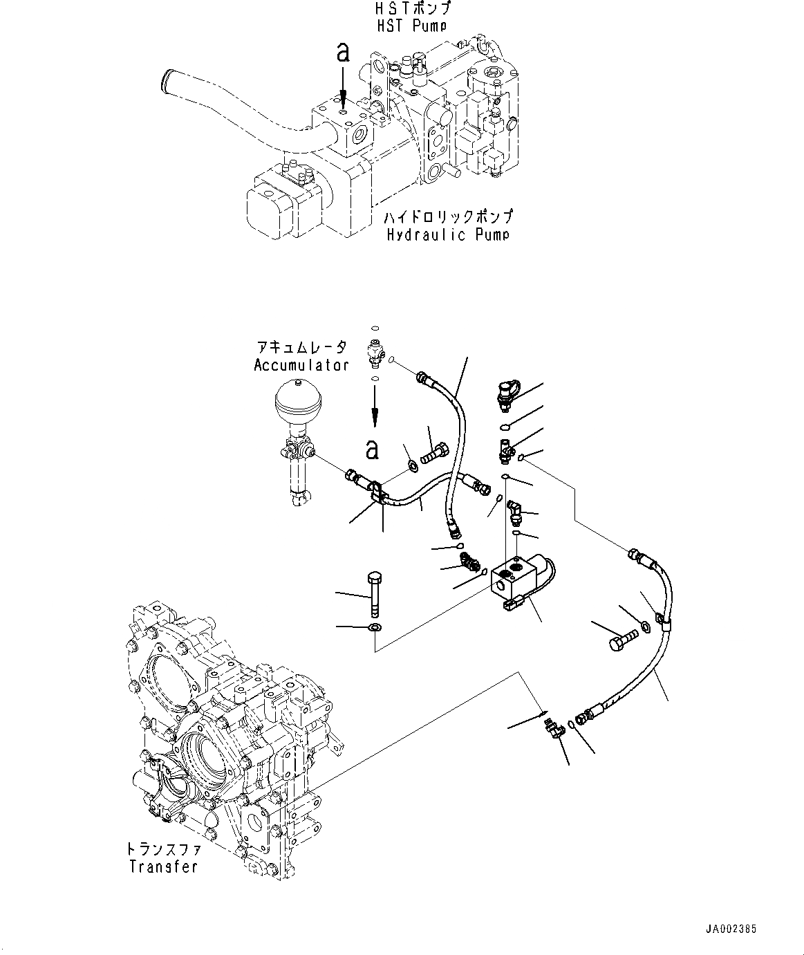 Схема запчастей Komatsu WA150-6 - ПЕРЕДАЧА, МУФТА УПРАВЛЯЮЩ. КЛАПАН (№8-) ПЕРЕДАЧА, С ЭКСТРЕНН. УПРАВЛ., АВТОМАТИЧ. УПРАВЛ-Е ТИП