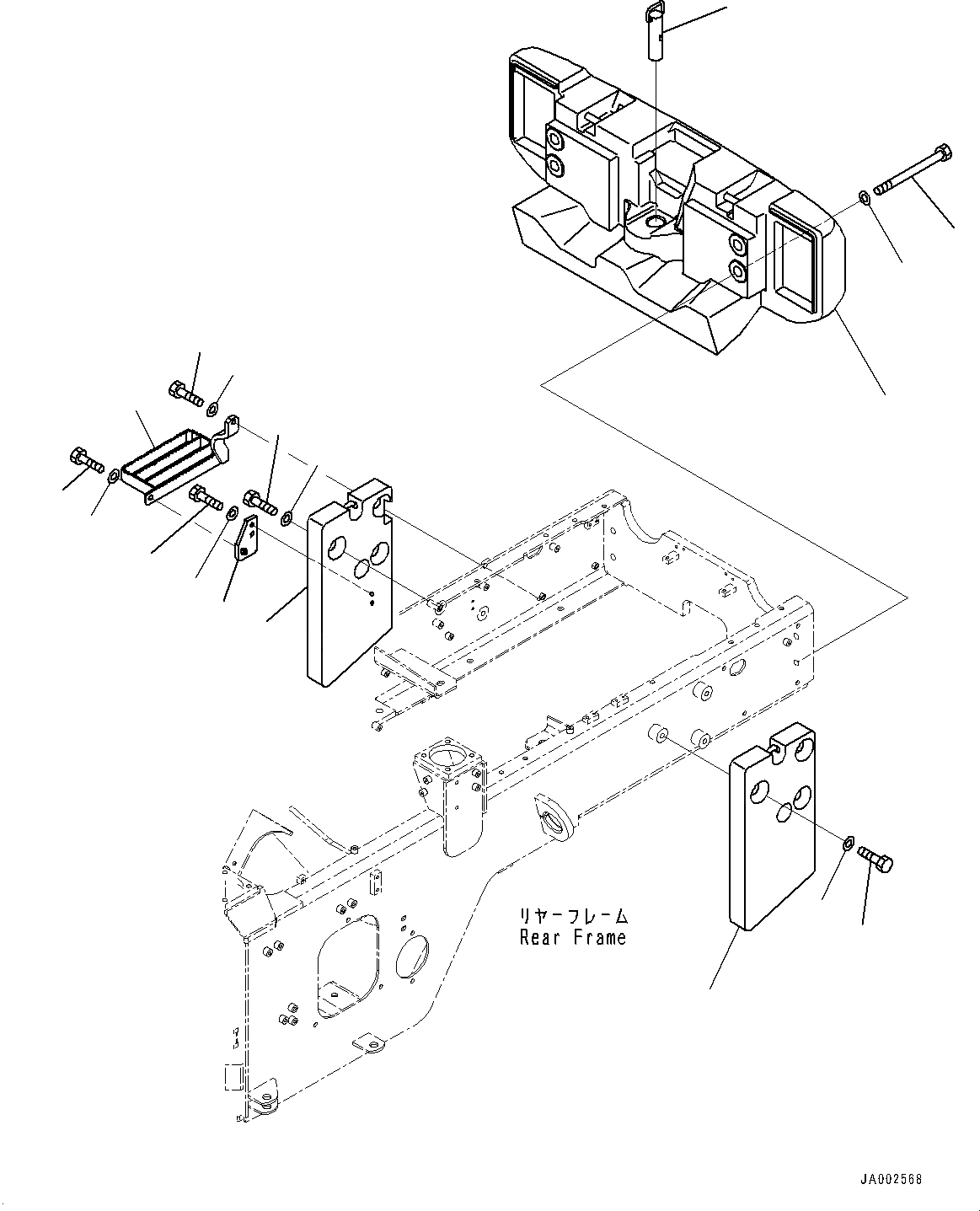 Схема запчастей Komatsu WA150-6 - УПРАВЛЕНИЕ ПОГРУЗКОЙ БЛОК, КЛАПАН PPCДЛЯ ПОГРУЗ. (№8-) УПРАВЛЕНИЕ ПОГРУЗКОЙ БЛОК, С MULTI-FUNCTION MONO РЫЧАГ, KOMTRAX