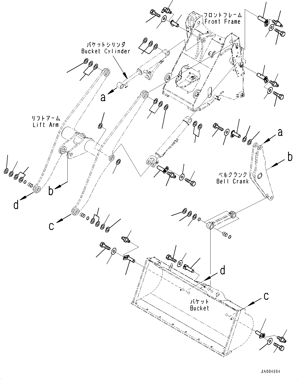 Схема запчастей Komatsu WA150-6 - КАПОТ, РЕШЕТКА (№8-) КАПОТ, С СИСТЕМОЙ ROPS, КРЫШКА МАСЛОНАЛИВНОГО ПАТРУБКА БЛОКИРОВКА И КРЫШКИБЛОКИР., ЗАДН. ПОЛН. КРЫЛО