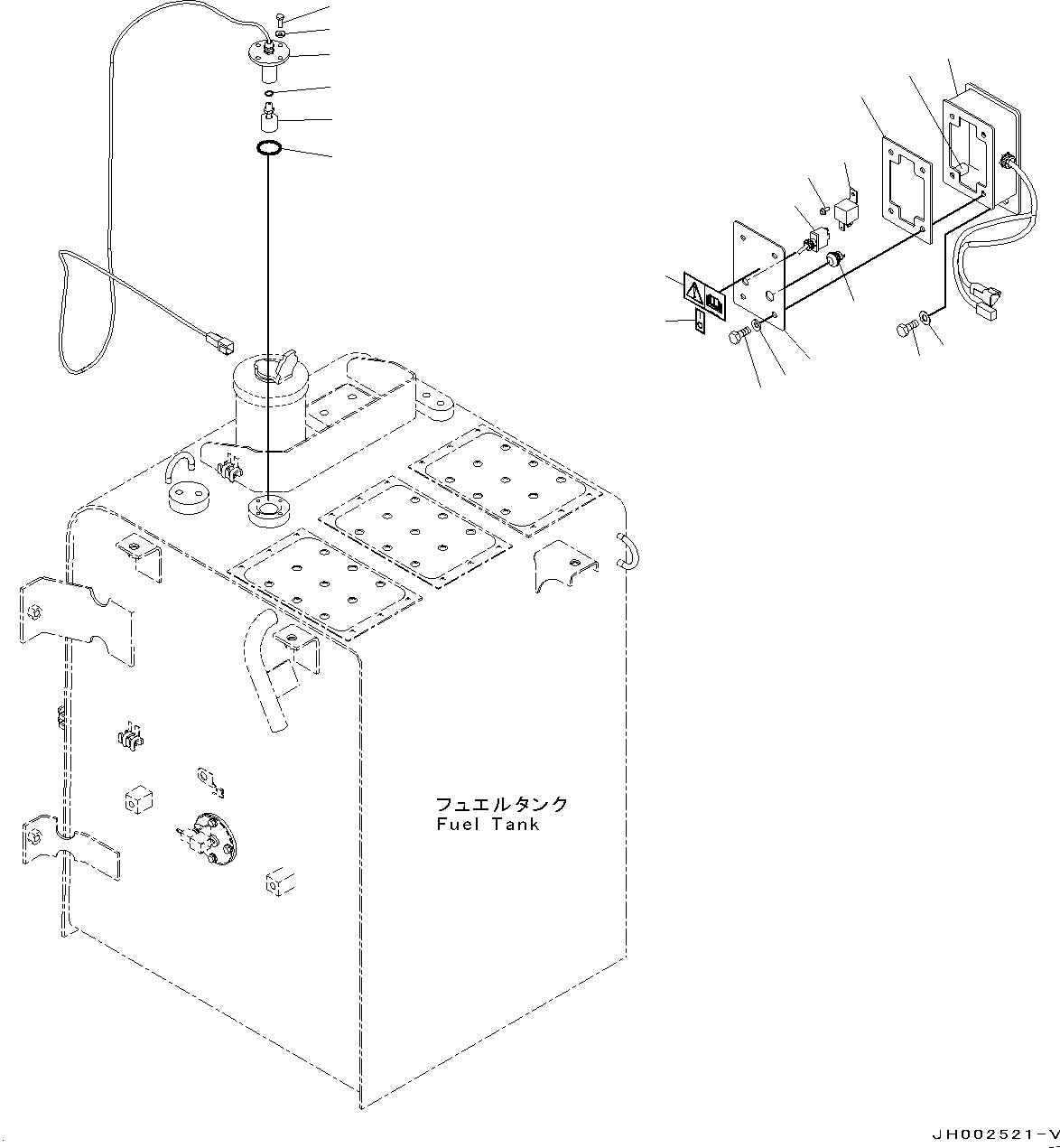 Схема запчастей Komatsu PC190LC-8 - НАСОС АВТОМАТИЧ. ЗАПРАВКИ ТОПЛИВА, (/) НАСОС АВТОМАТИЧ. ЗАПРАВКИ ТОПЛИВА