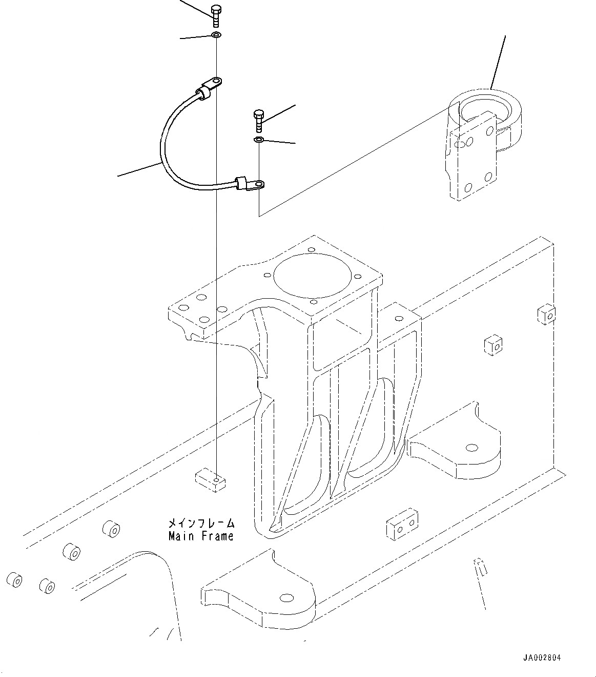 Схема запчастей Komatsu D65EX-16 - ДВИГАТЕЛЬ ПРОВОДКА, GROUND (№8-) ДВИГАТЕЛЬ ПРОВОДКА, ДЛЯ EXTREME ХОЛОДН. AREA СПЕЦ-ЯIFICATION (- DEG C)