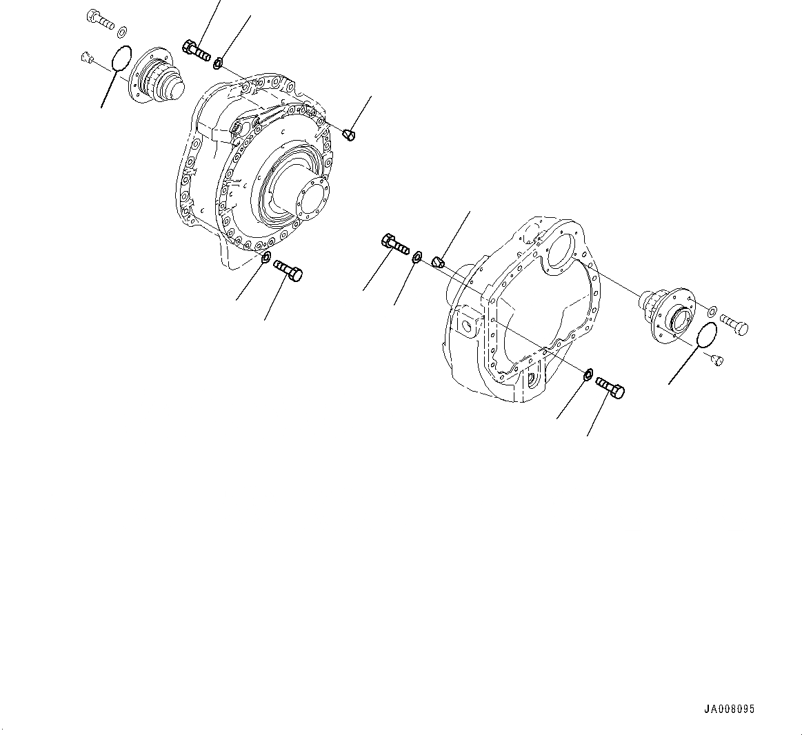 Схема запчастей Komatsu D65EX-16 - КОНЕЧНАЯ ПЕРЕДАЧА, КРЕПЛЕНИЕ (№8-) КОНЕЧНАЯ ПЕРЕДАЧА, ДЛЯ AFRICA, MIDDLE И NEAR EAST СПЕЦ-ЯIFICATION