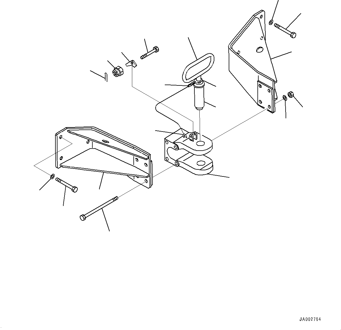 Схема запчастей Komatsu D65EX-16 - СЦЕПНОЕ УСТРОЙСТВО (№8-) СЦЕПНОЕ УСТРОЙСТВО, ЖЕСТК., ДЛЯ СТРАН ЕС NOISE REGURATION