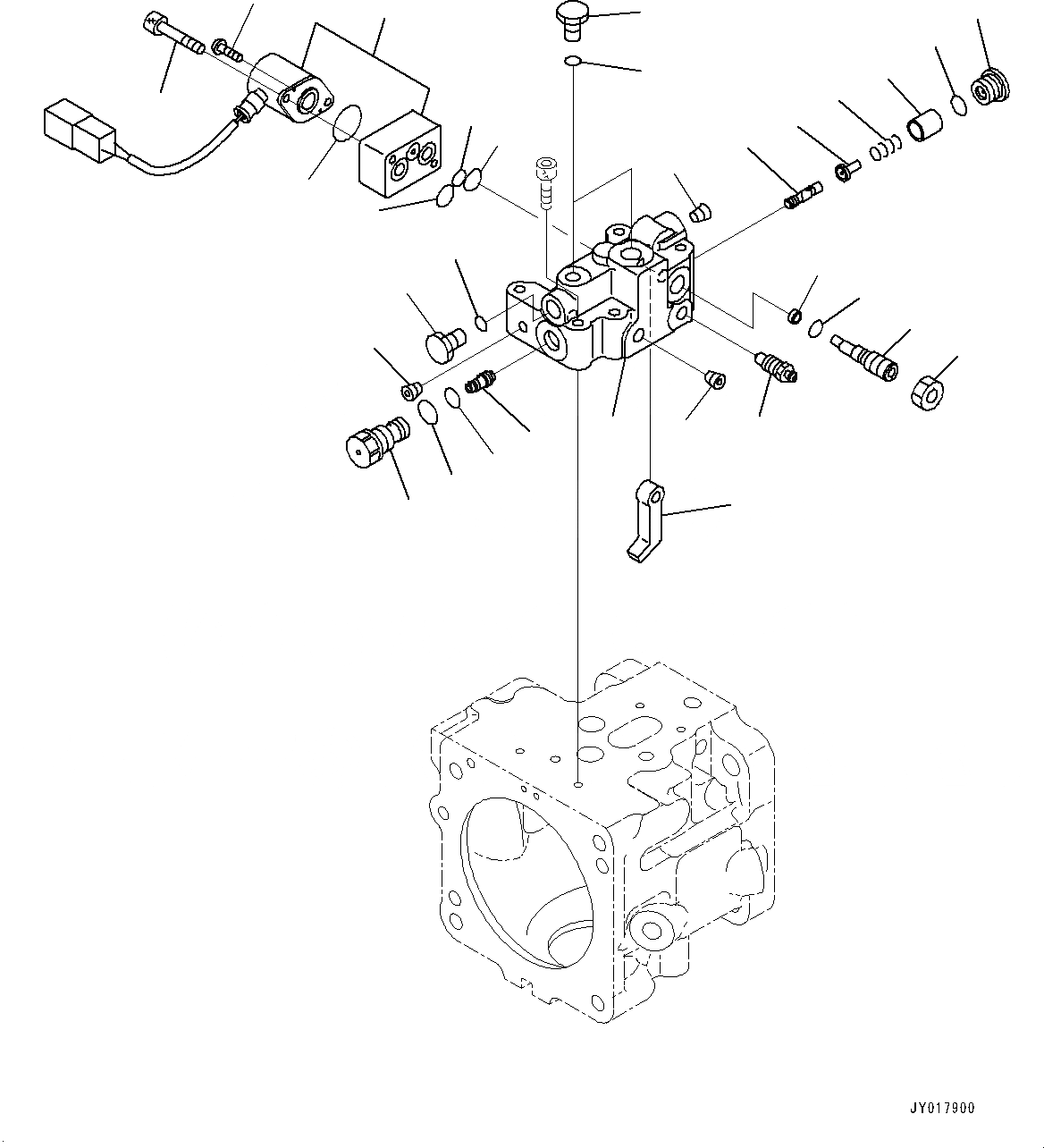Схема запчастей Komatsu D65PX-16 - ГИДРАВЛ МАСЛ. НАСОС И МОТОР, НАСОС ВЕНТИЛЯТОРА (/) (№8-) ГИДРАВЛ МАСЛ. НАСОС И МОТОР