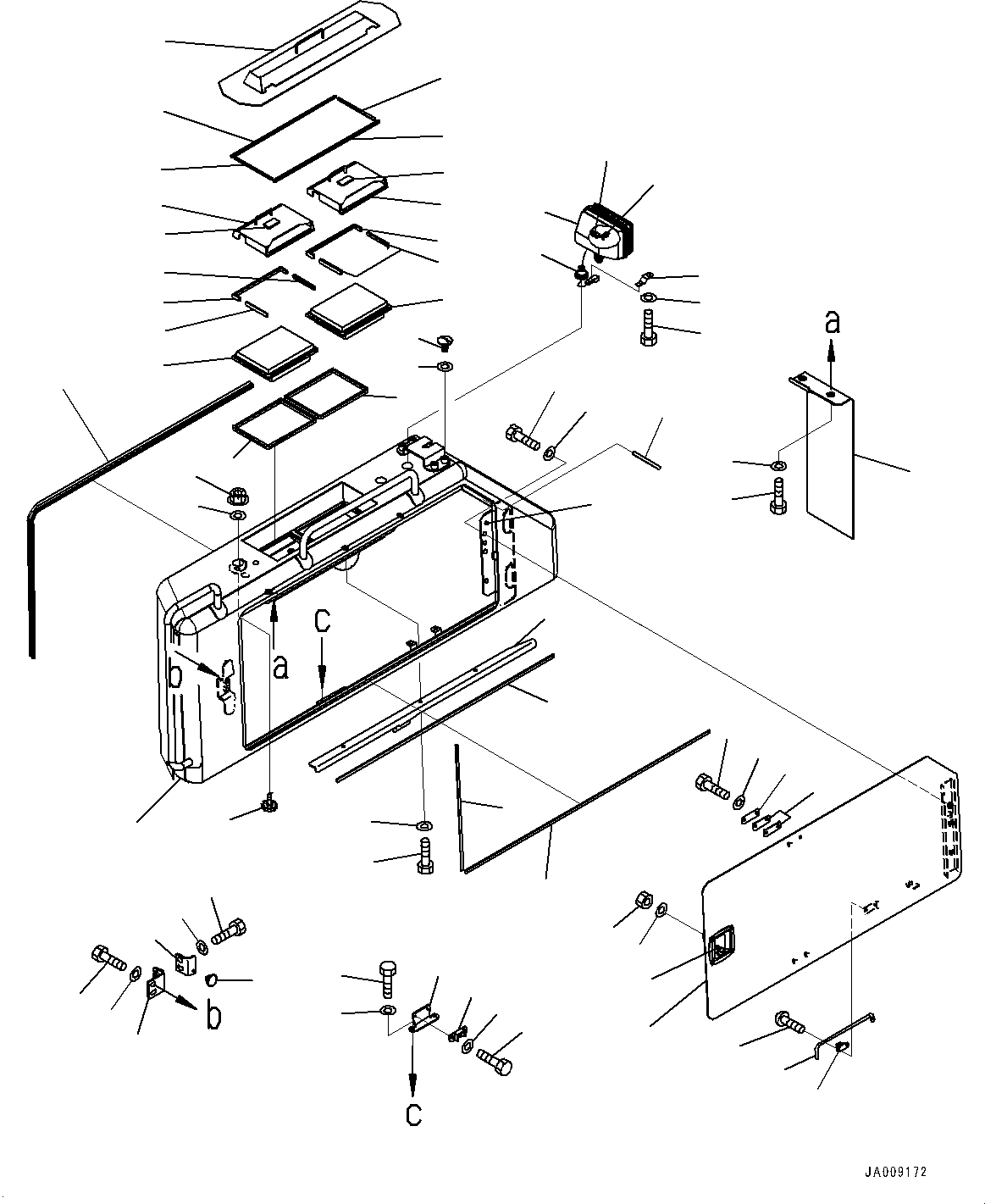 Схема запчастей Komatsu D65WX-16 - КРЫШКА КРЫЛА, КОРПУС АККУМУЛЯТОРА КРЫШКА(№879-) КРЫШКА КРЫЛА, С ПОРУЧНЯМИ, СИДЕНЬЕ ОПЕРАТОРА, ЗАПРАВОЧН.LING НАСОС