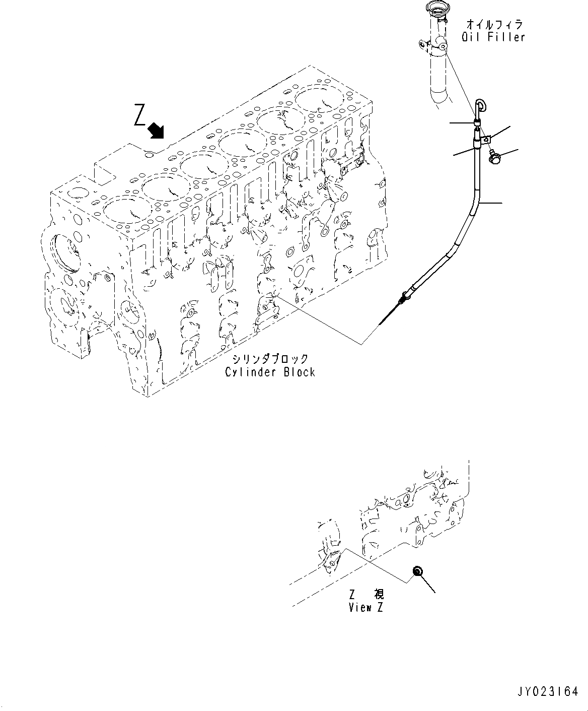 Схема запчастей Komatsu SAA6D114E-3E - МАСЛ. ЩУП (№87-) МАСЛ. ЩУП, ДЛЯ TОБОД КОЛЕСАMING СПЕЦ-ЯIFICATION