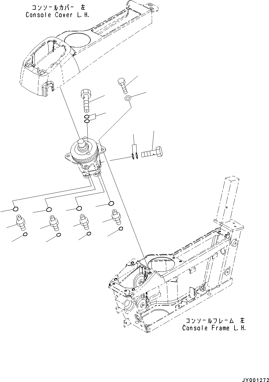 Схема запчастей Komatsu PC300-8 - КАБИНА, С AM-FM РАДИО ДЛЯ АЗИИ, ДЛЯ KOMTRAX ПОЛ, КЛАПАН, LHS (№C-) КАБИНА, С AM-FM РАДИО ДЛЯ АЗИИ, ДЛЯ KOMTRAX