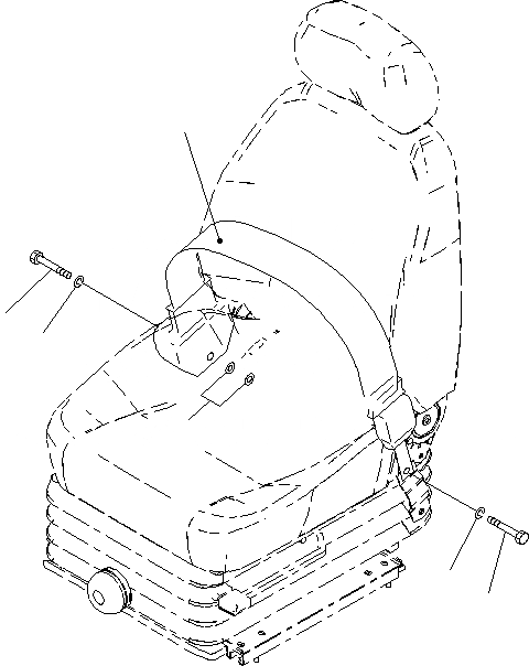 Схема запчастей Komatsu PC130-8 - РЕМЕНЬ БЕЗОПАСНОСТИ, 78MM ШИР., БЕЗ РЕГУЛИРОВКИ(№C-) РЕМЕНЬ БЕЗОПАСНОСТИ, 78MM ШИР., БЕЗ РЕГУЛИРОВКИ